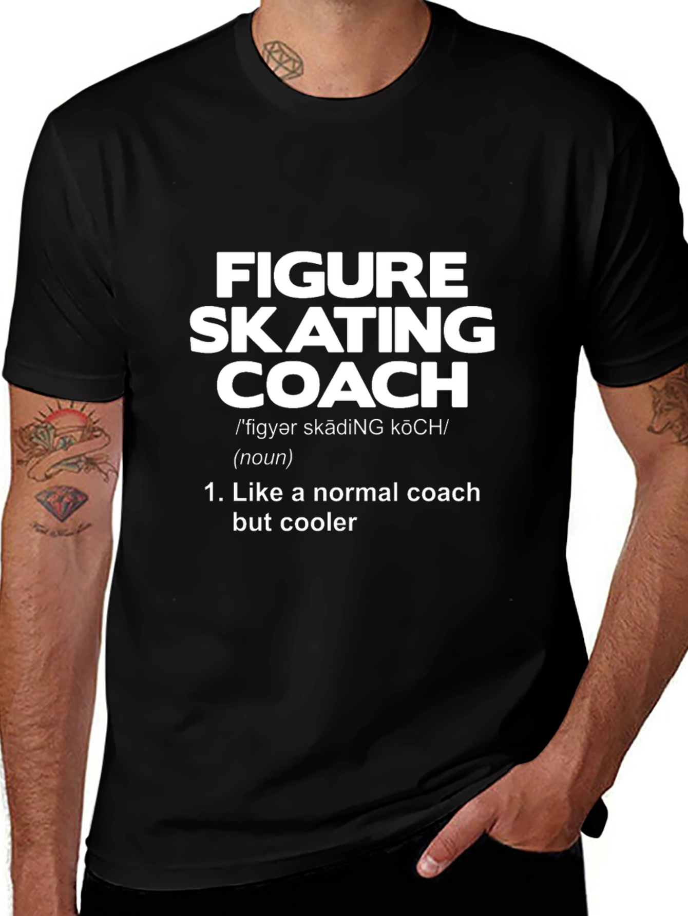 Figure Skating Coach T-Shirt - Cool Definition