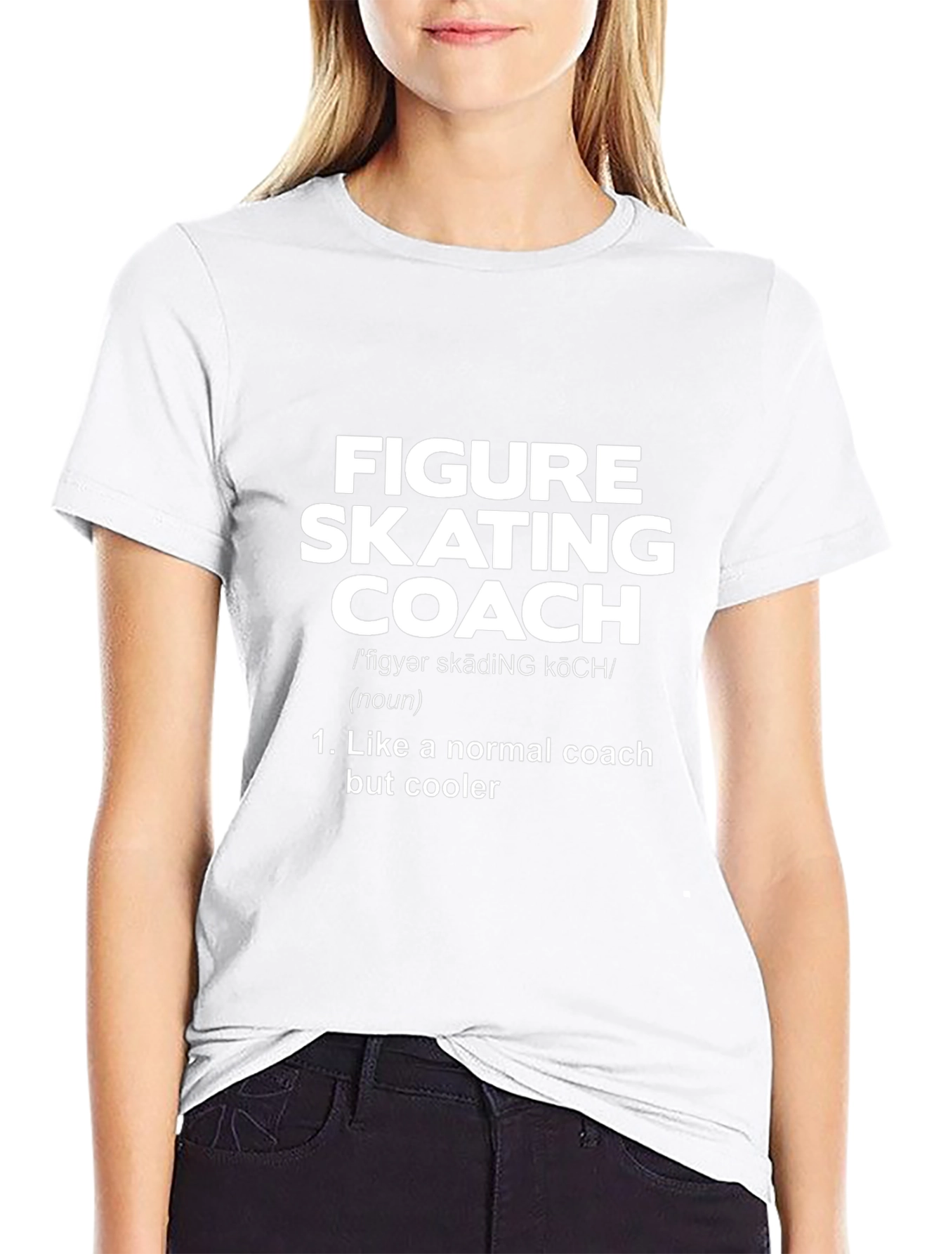Figure Skating Coach T-Shirt - Cool Definition
