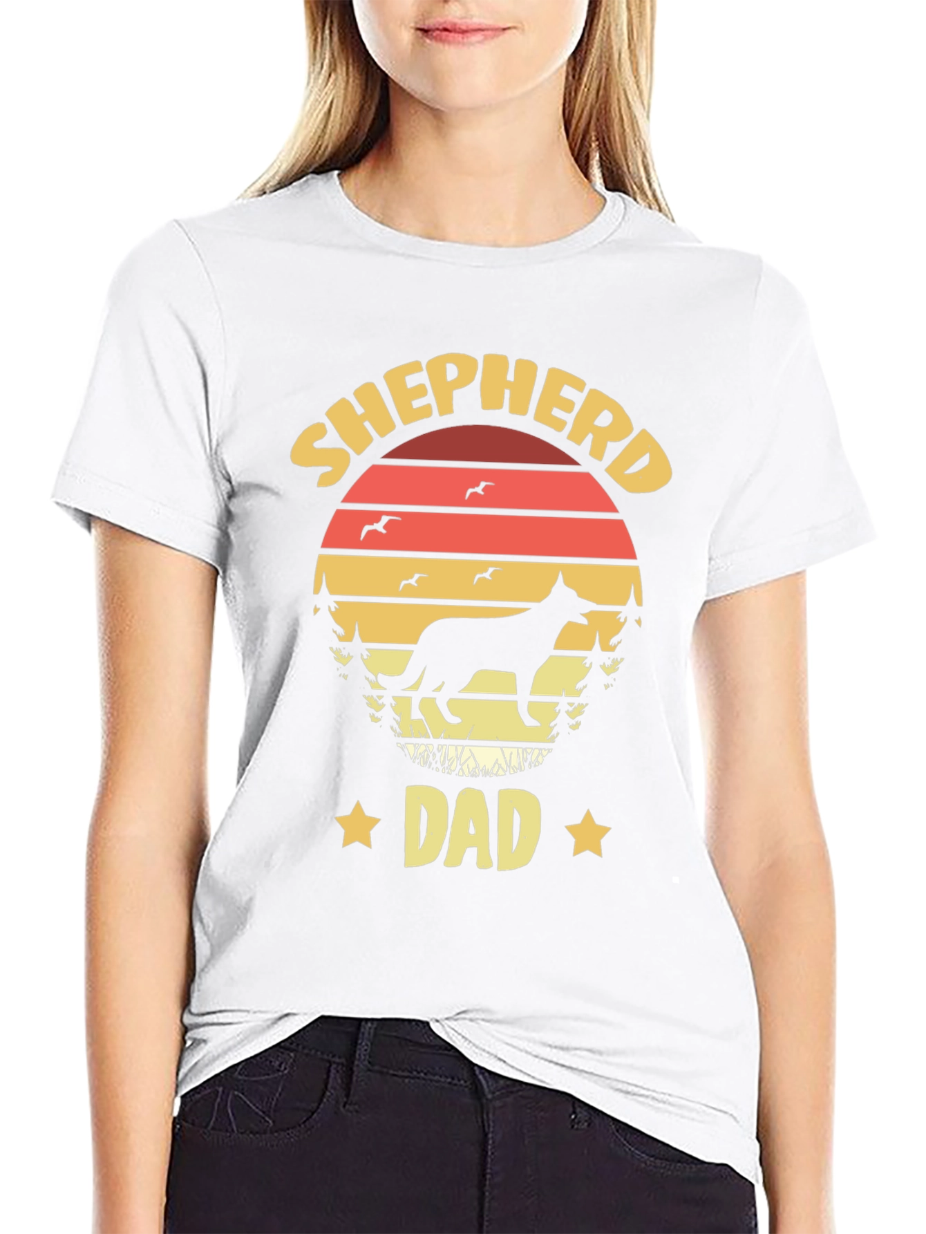 Shepherd Dad Graphic T-Shirt