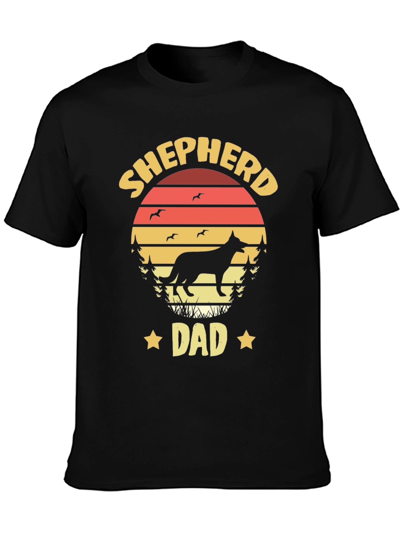 Shepherd Dad Graphic T-Shirt