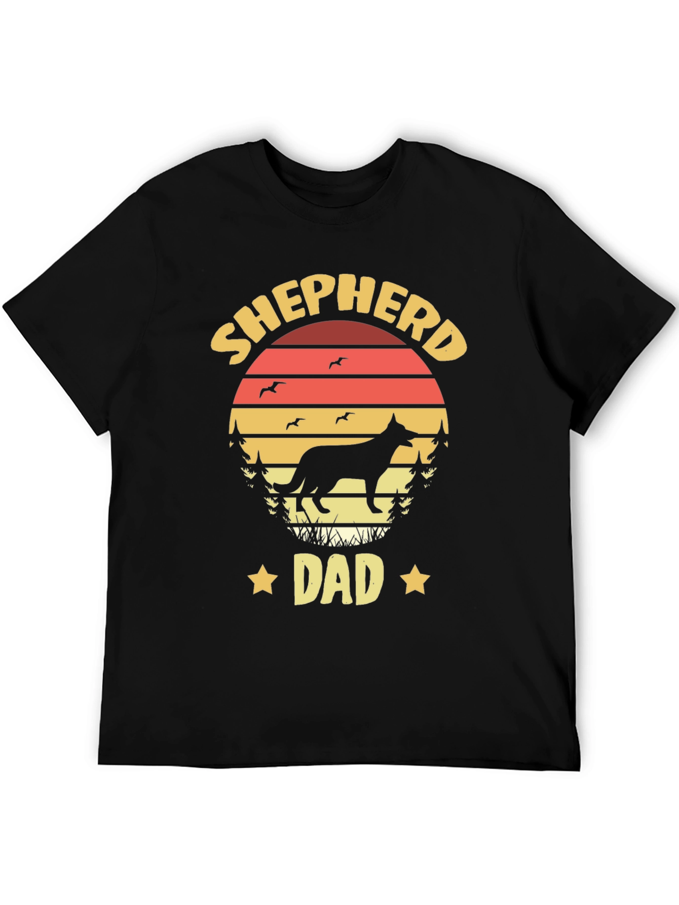 Shepherd Dad Graphic T-Shirt