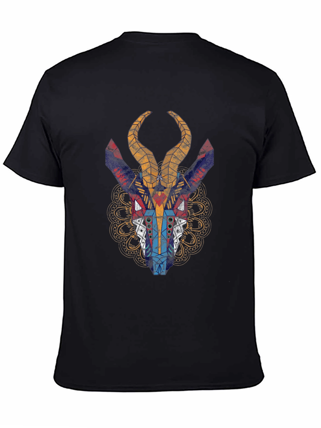 Geometric Animal Print T-Shirt