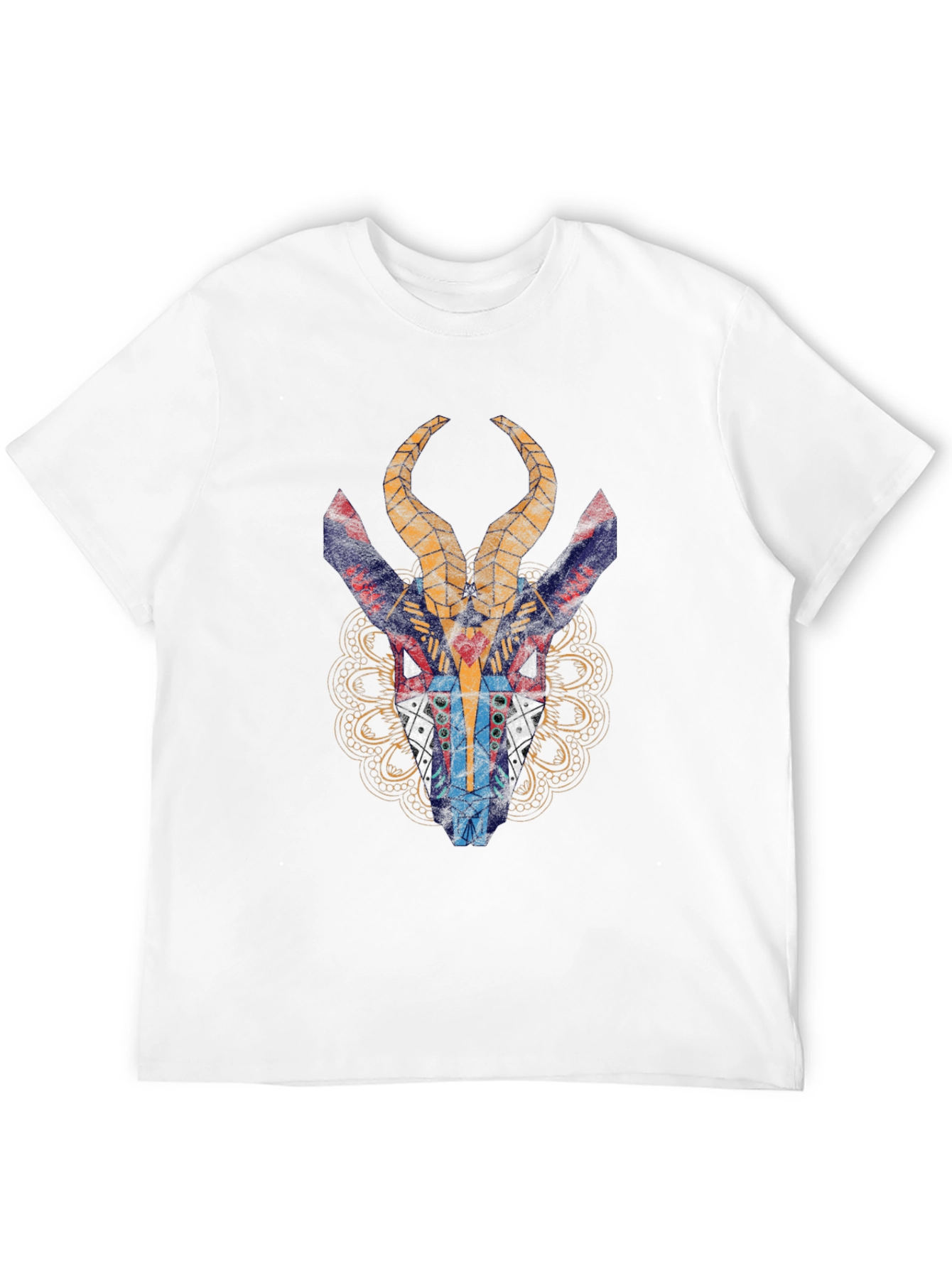Geometric Animal Print T-Shirt