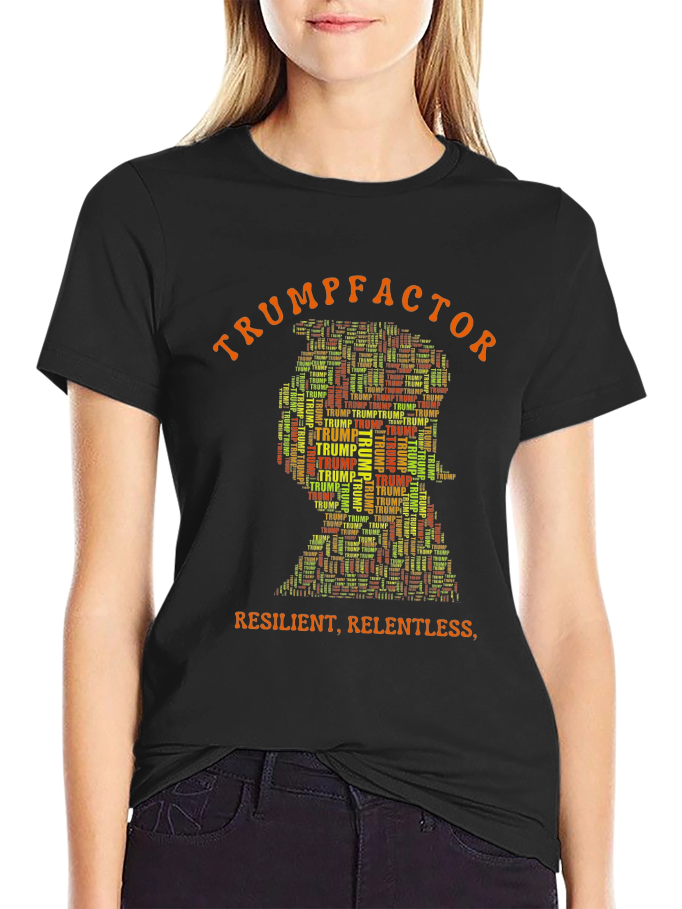 TrumpFactor Graphic Print Tee