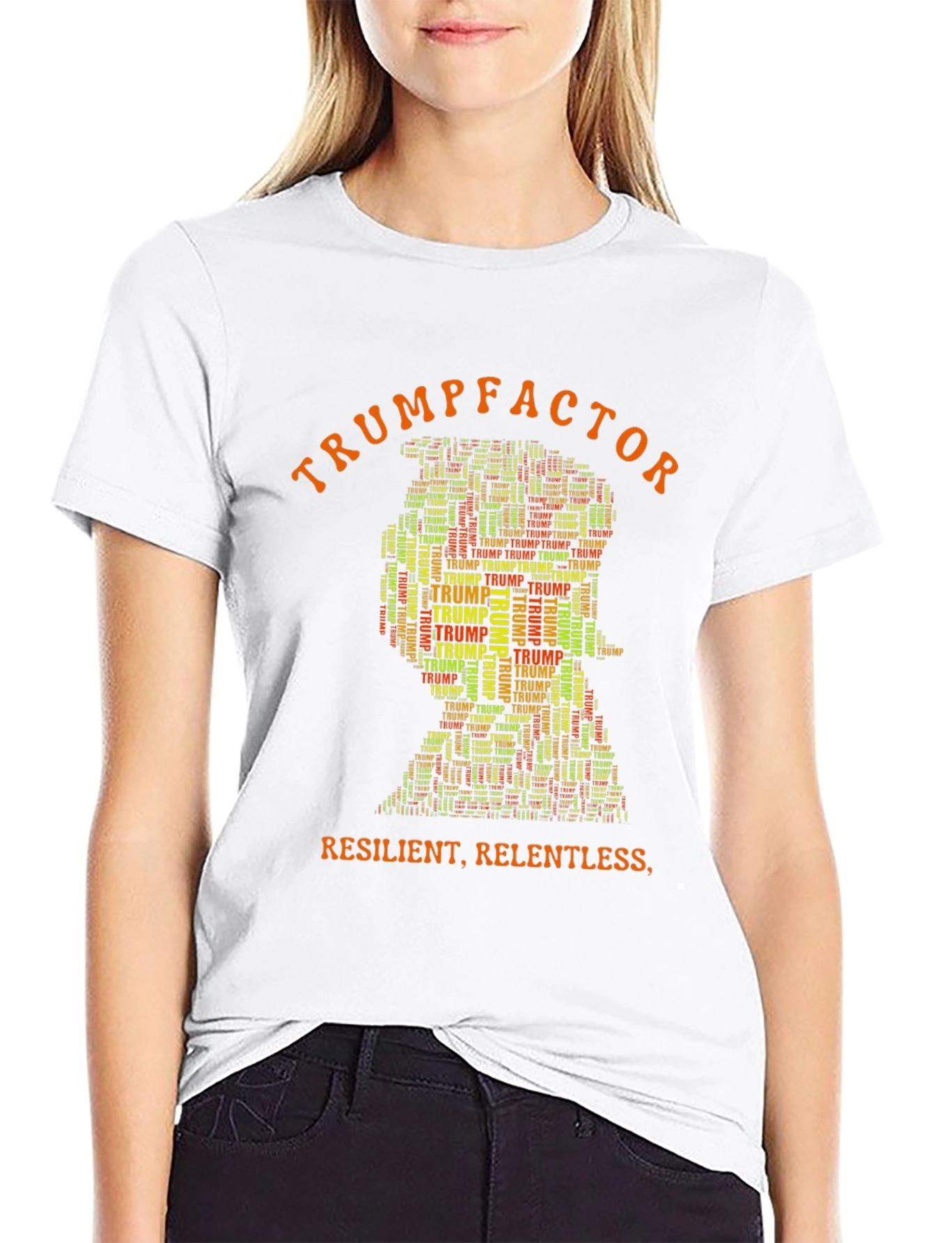 TrumpFactor Graphic Print Tee