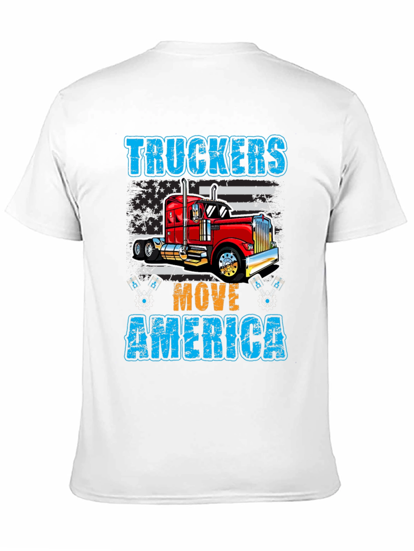 Truckers Move America Graphic T-Shirt