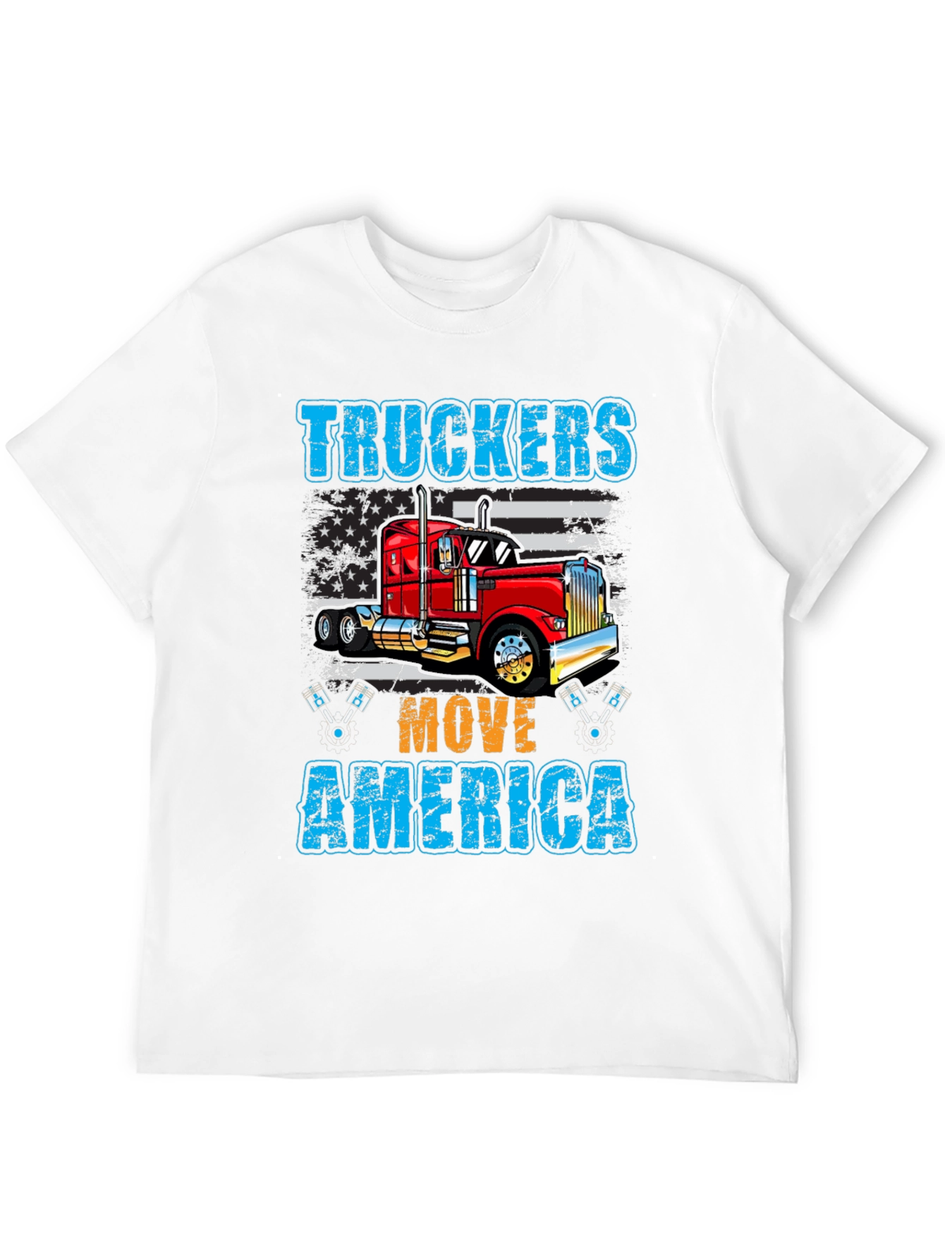Truckers Move America Graphic T-Shirt