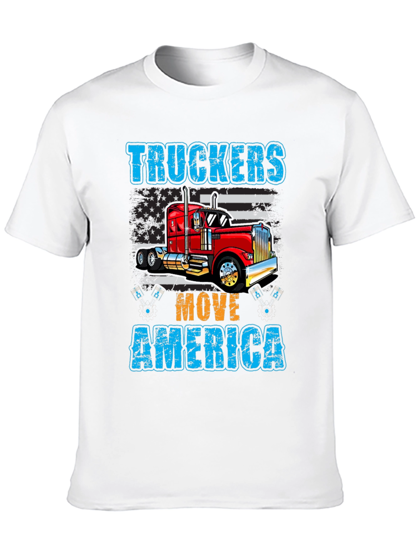 Truckers Move America Graphic T-Shirt