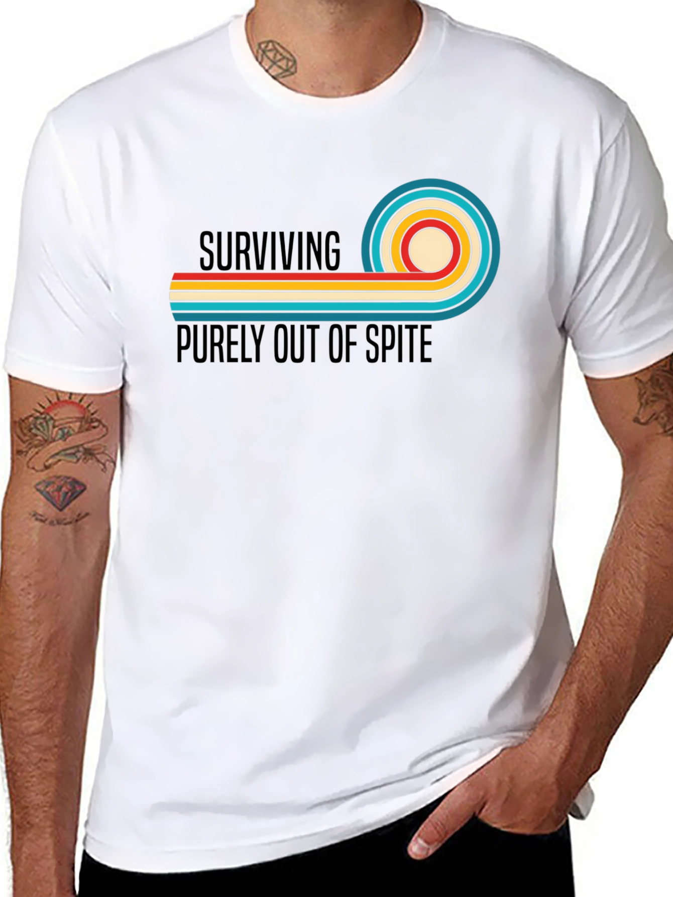 Retro Spite T-Shirt - Surviving Graphic Tee