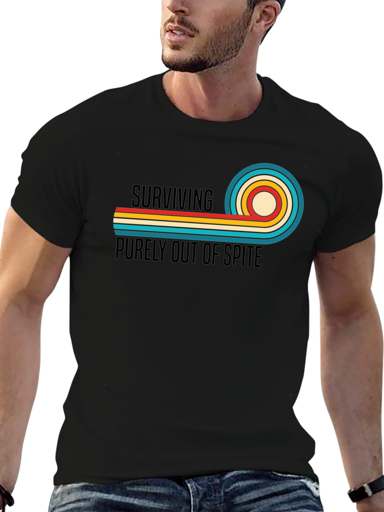 Retro Spite T-Shirt - Surviving Graphic Tee