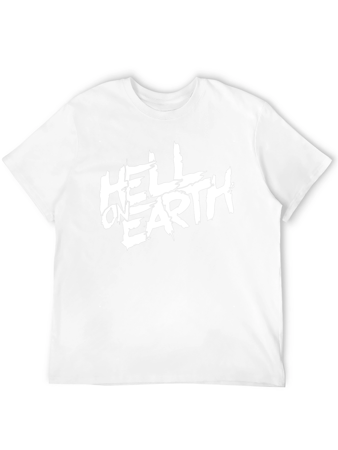 Hell On Earth Graphic Tee - Black Cotton T-Shirt