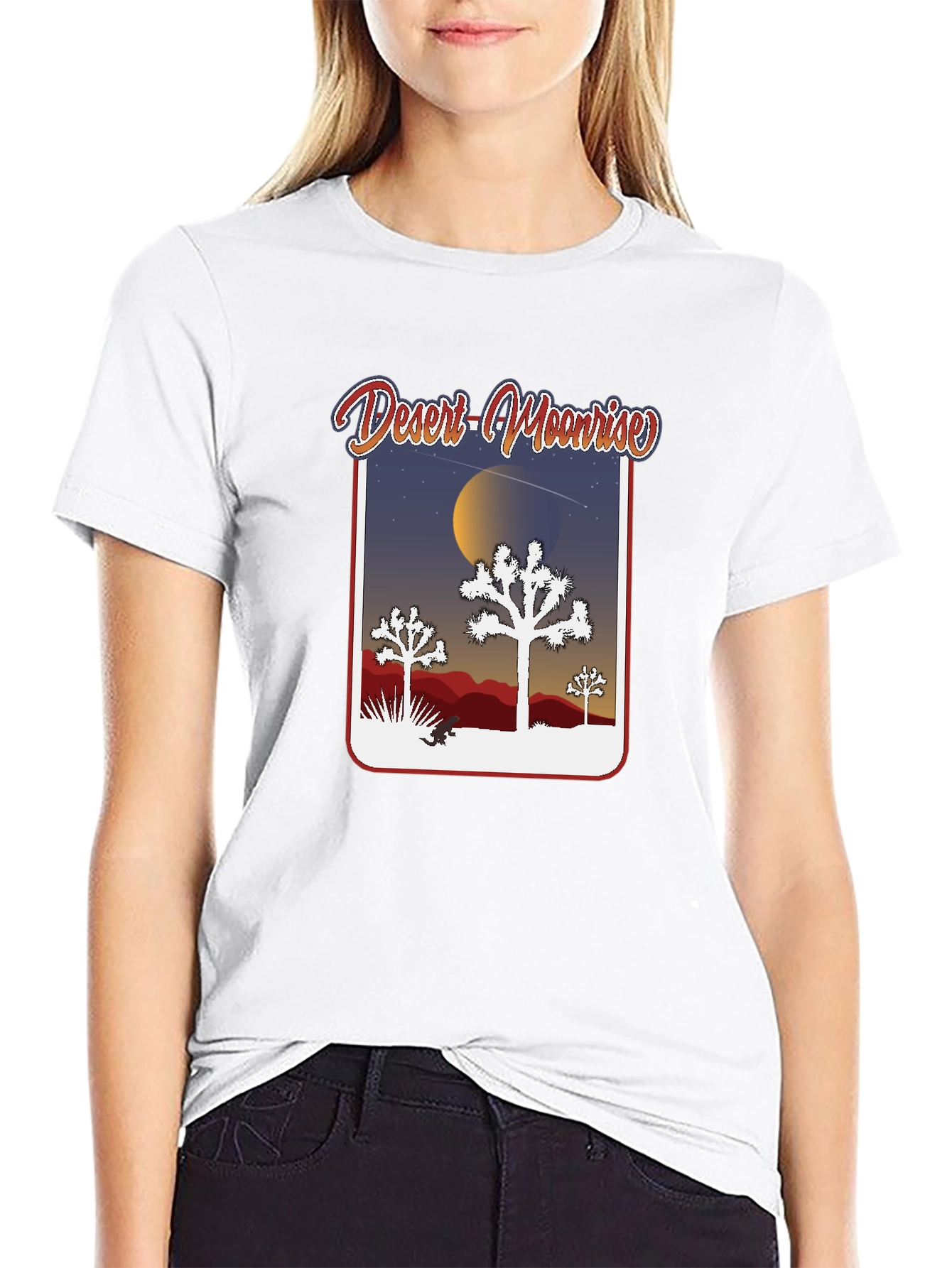 Desert Moonrise Graphic Tee