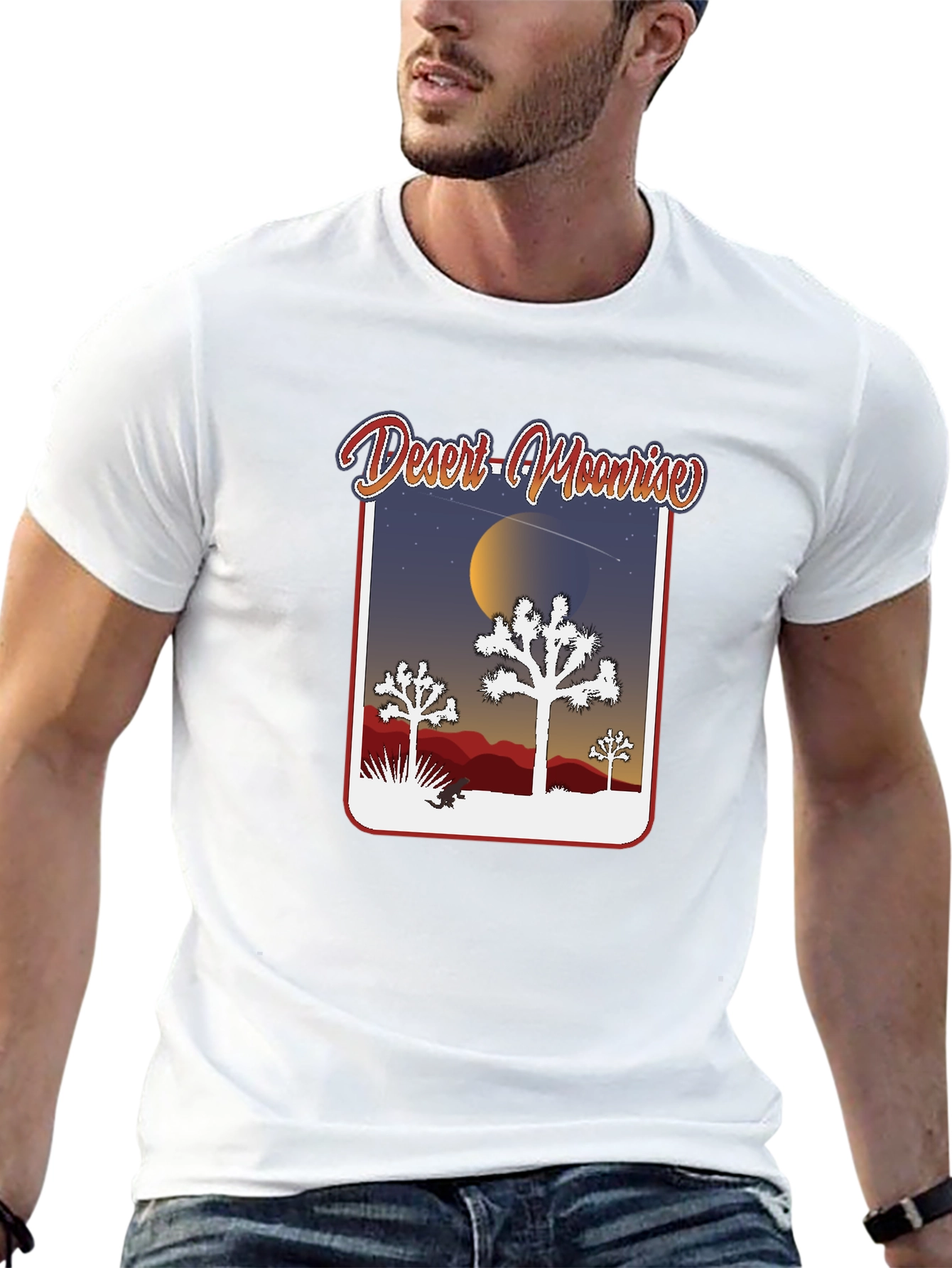 Desert Moonrise Graphic Tee