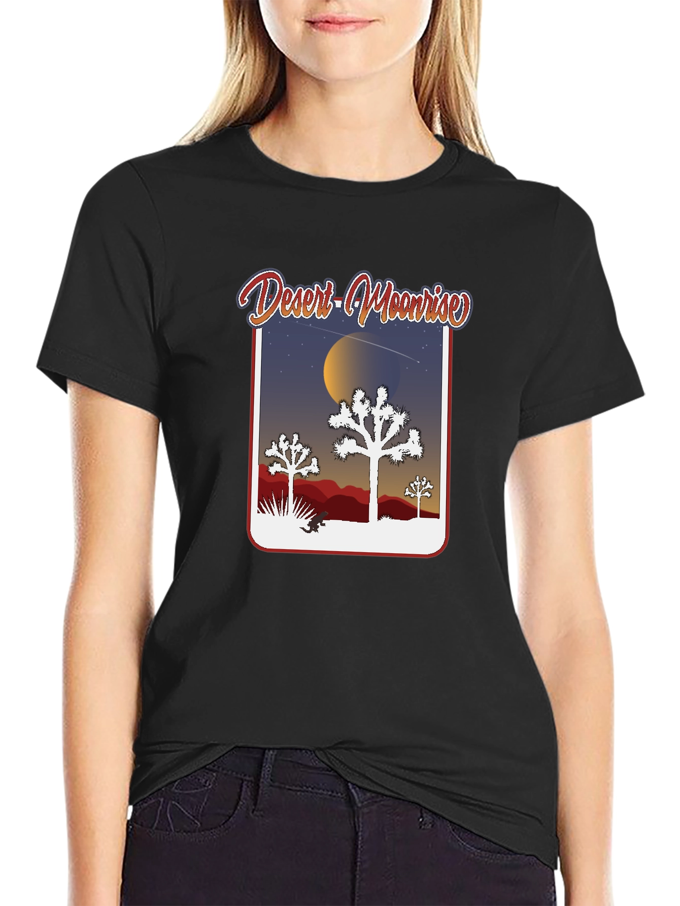 Desert Moonrise Graphic Tee