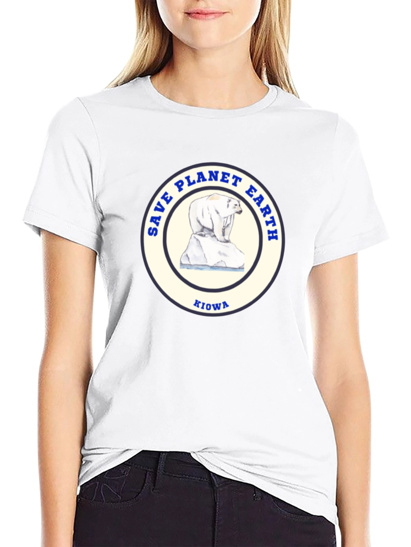 Save Planet Earth T-Shirt Polar Bear Kiowa