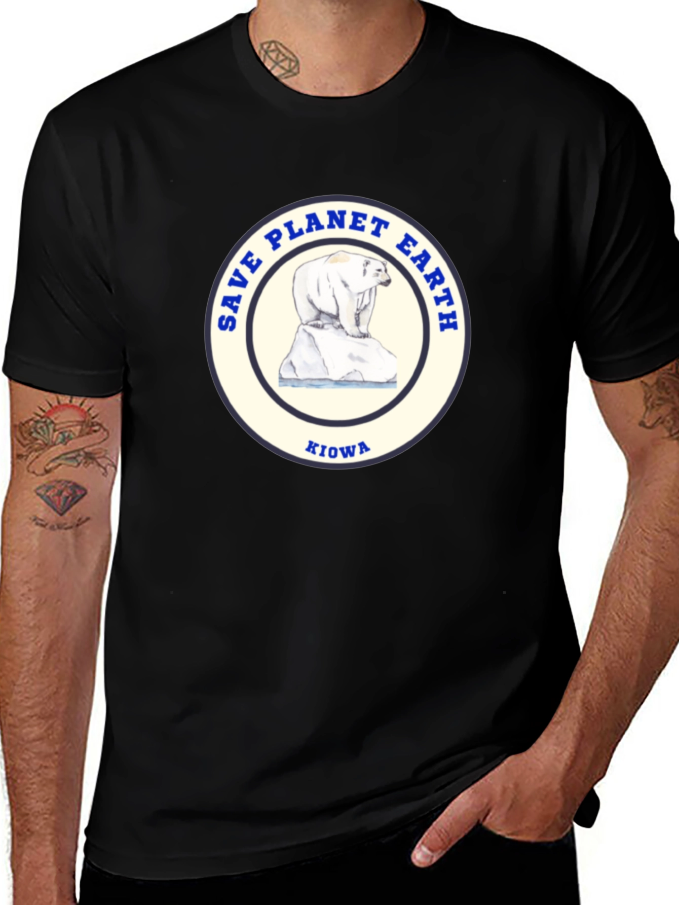 Save Planet Earth T-Shirt Polar Bear Kiowa