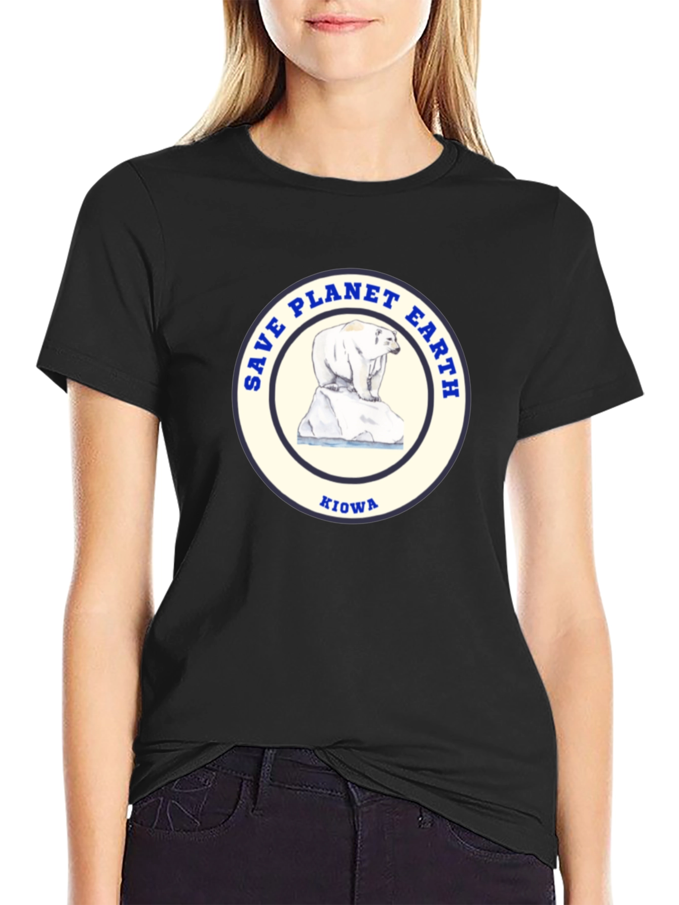 Save Planet Earth T-Shirt Polar Bear Kiowa