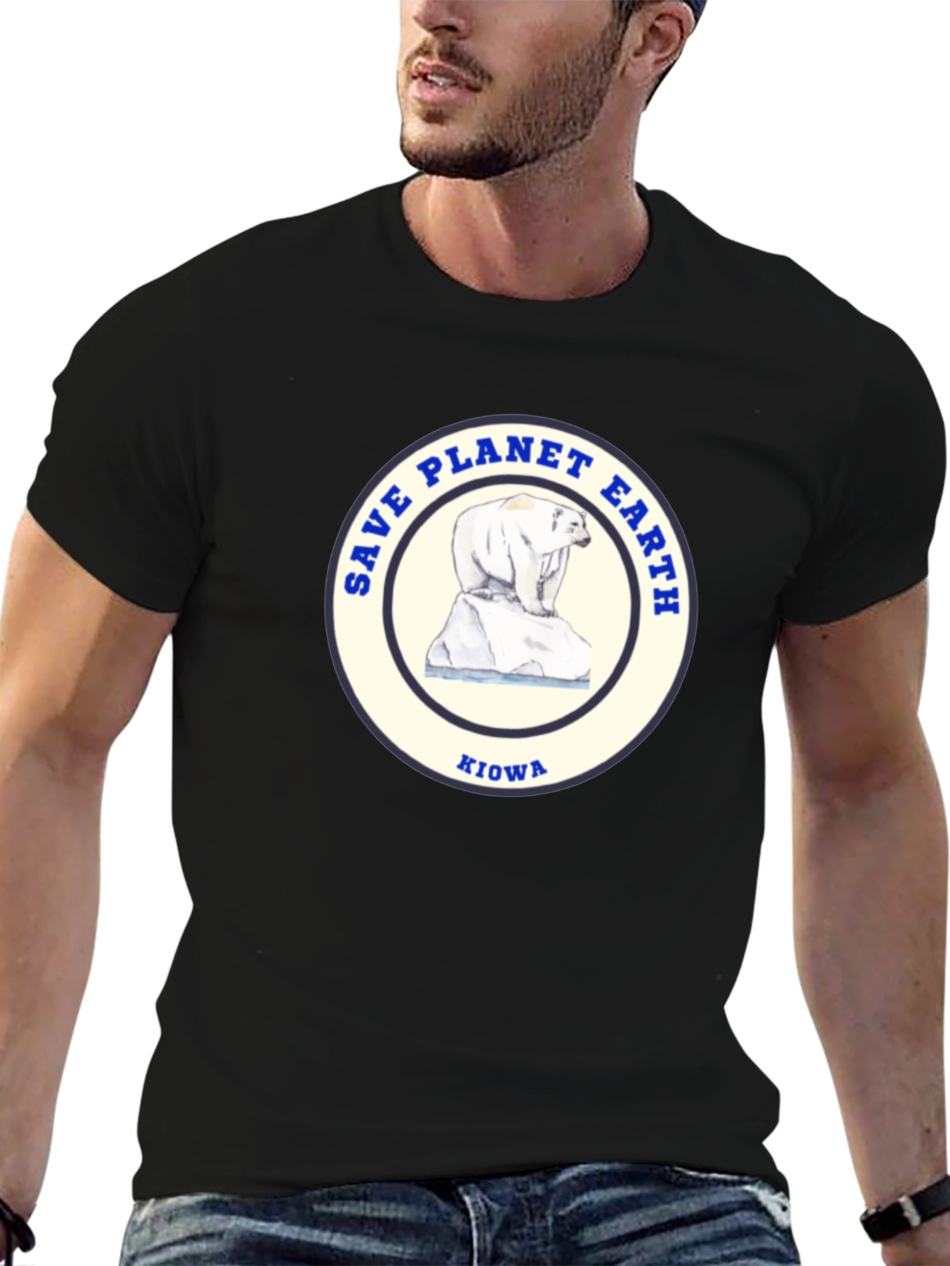 Save Planet Earth T-Shirt Polar Bear Kiowa