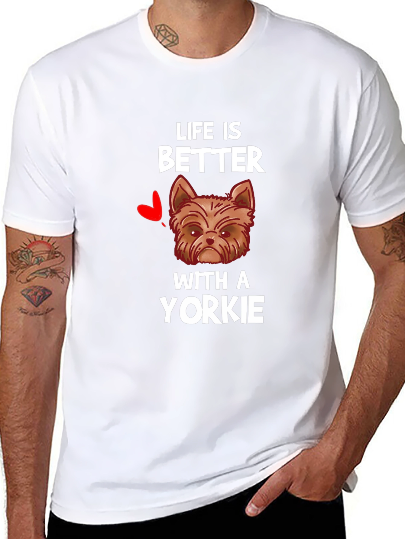 Life is Better with a Yorkie T-Shirt
