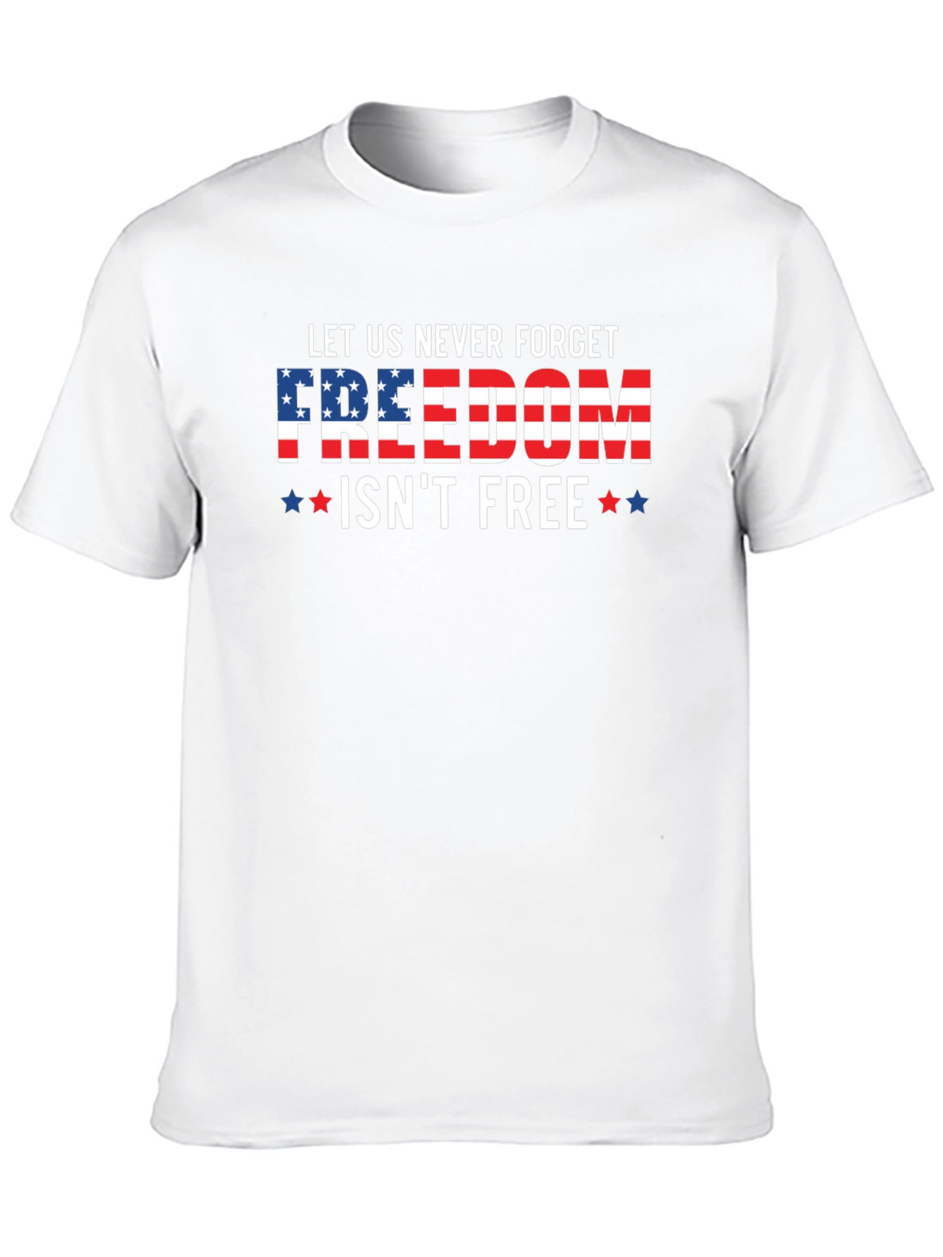 Patriotic Freedom Isnt Free Graphic Tee