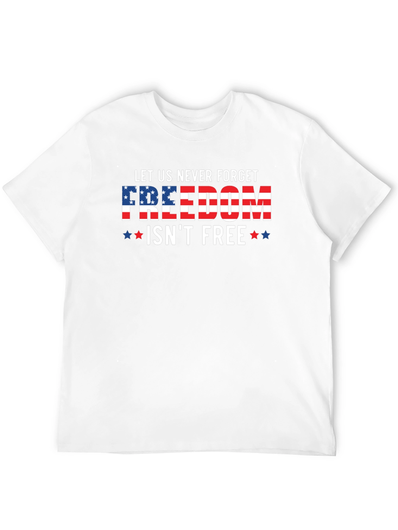Patriotic Freedom Isnt Free Graphic Tee