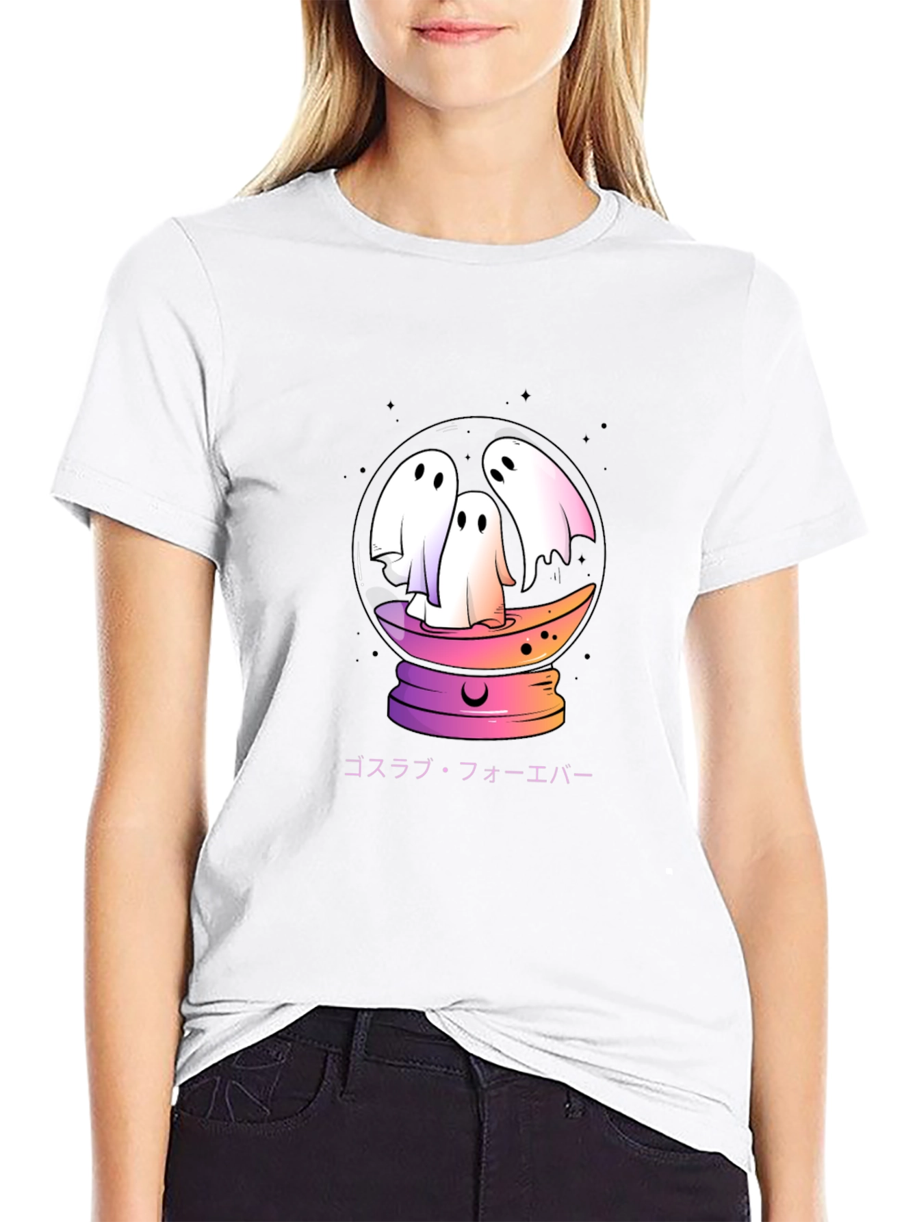 Ghostly Glow T-Shirt - Spooky Season Style