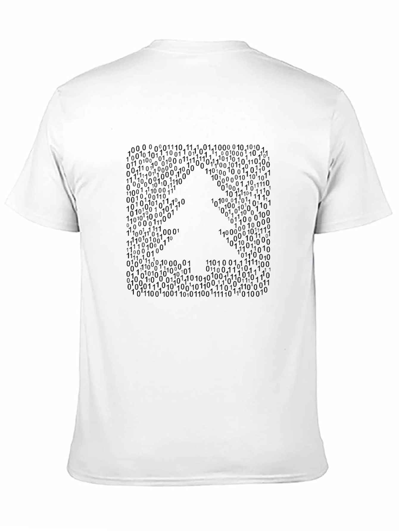 Binary Code Graphic Tee - Stylish Geek Fashion