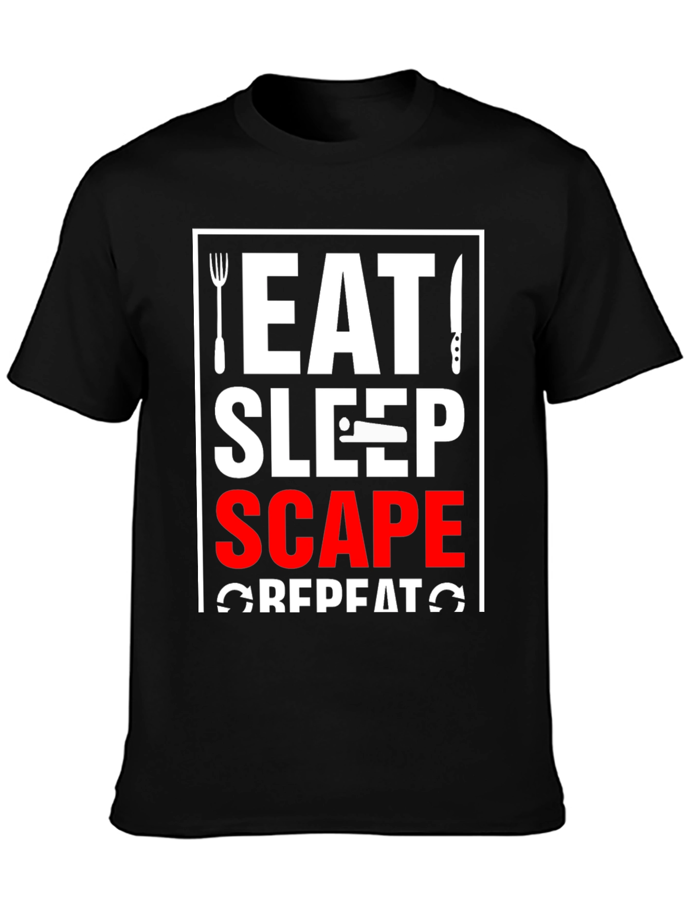 Eat Sleep Scape Repeat Graphic Tee