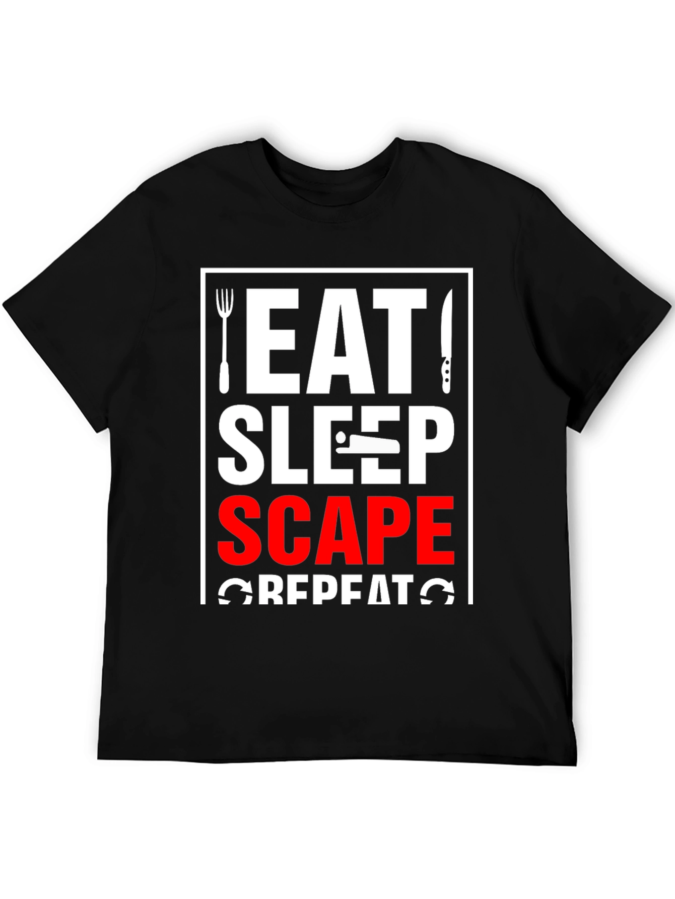 Eat Sleep Scape Repeat Graphic Tee