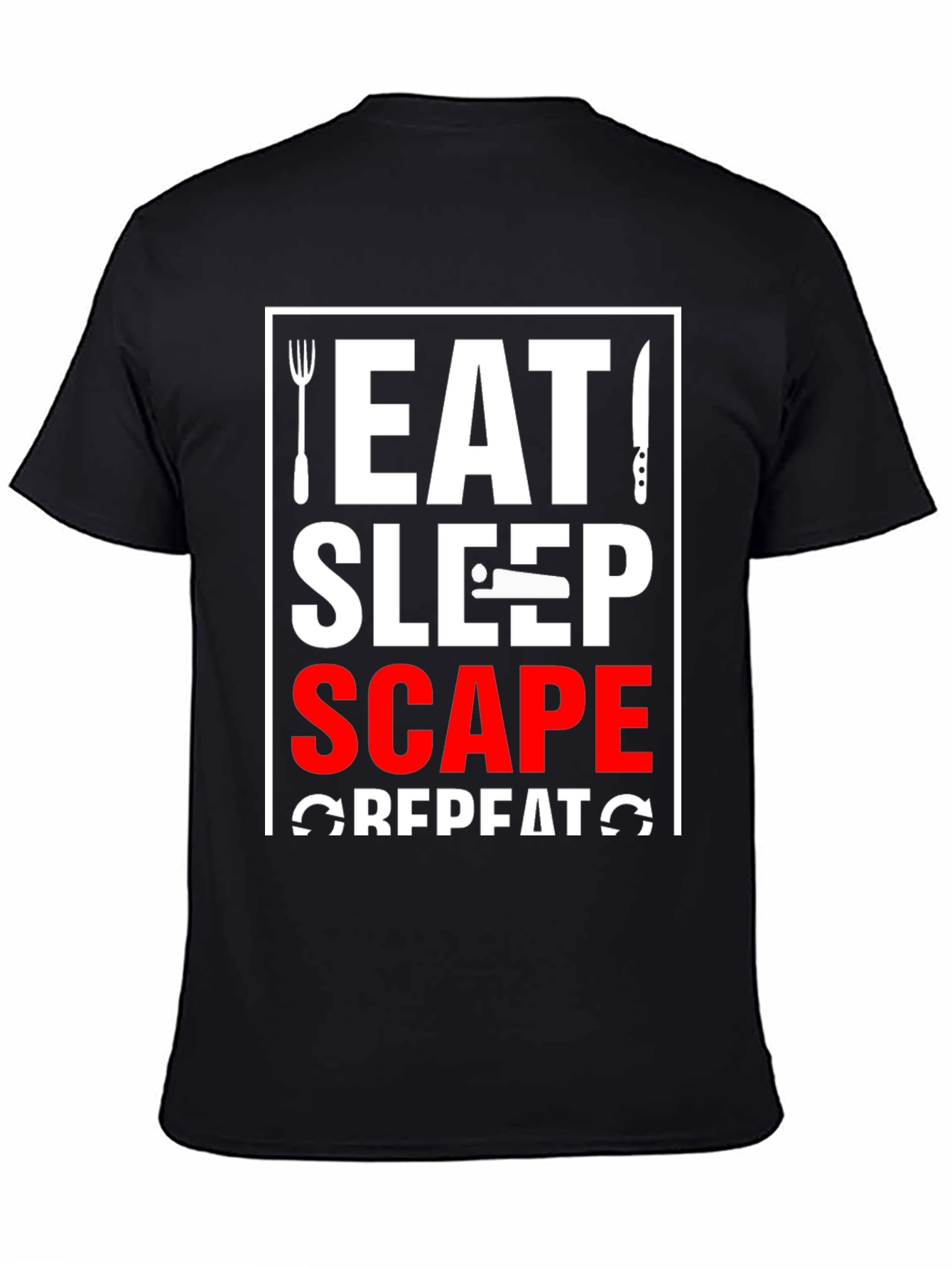 Eat Sleep Scape Repeat Graphic Tee