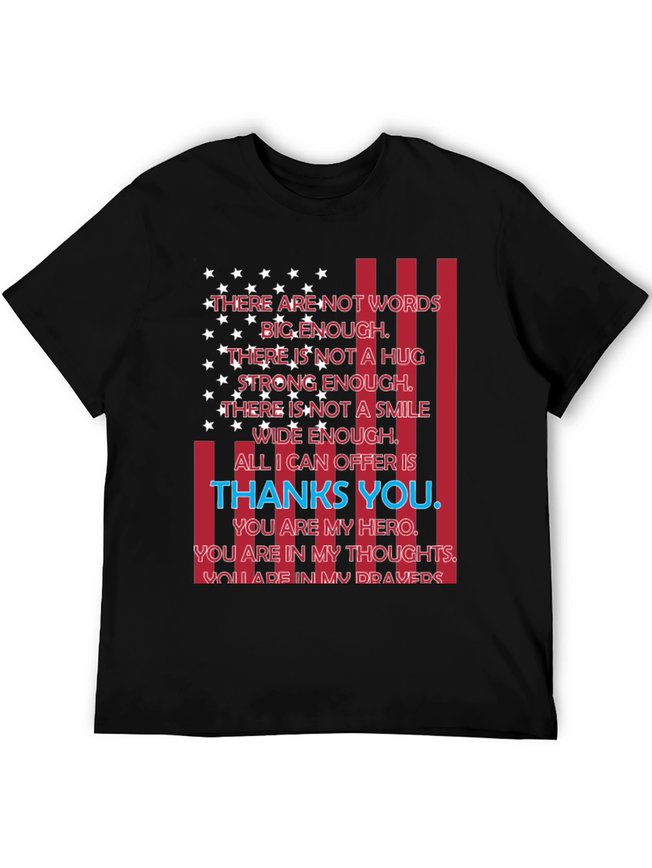 Patriotic Thanks You Hero T-Shirt