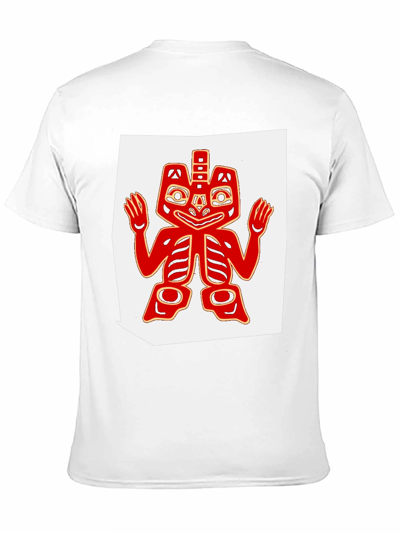 Tribal Art Tee - Black Cotton Blend