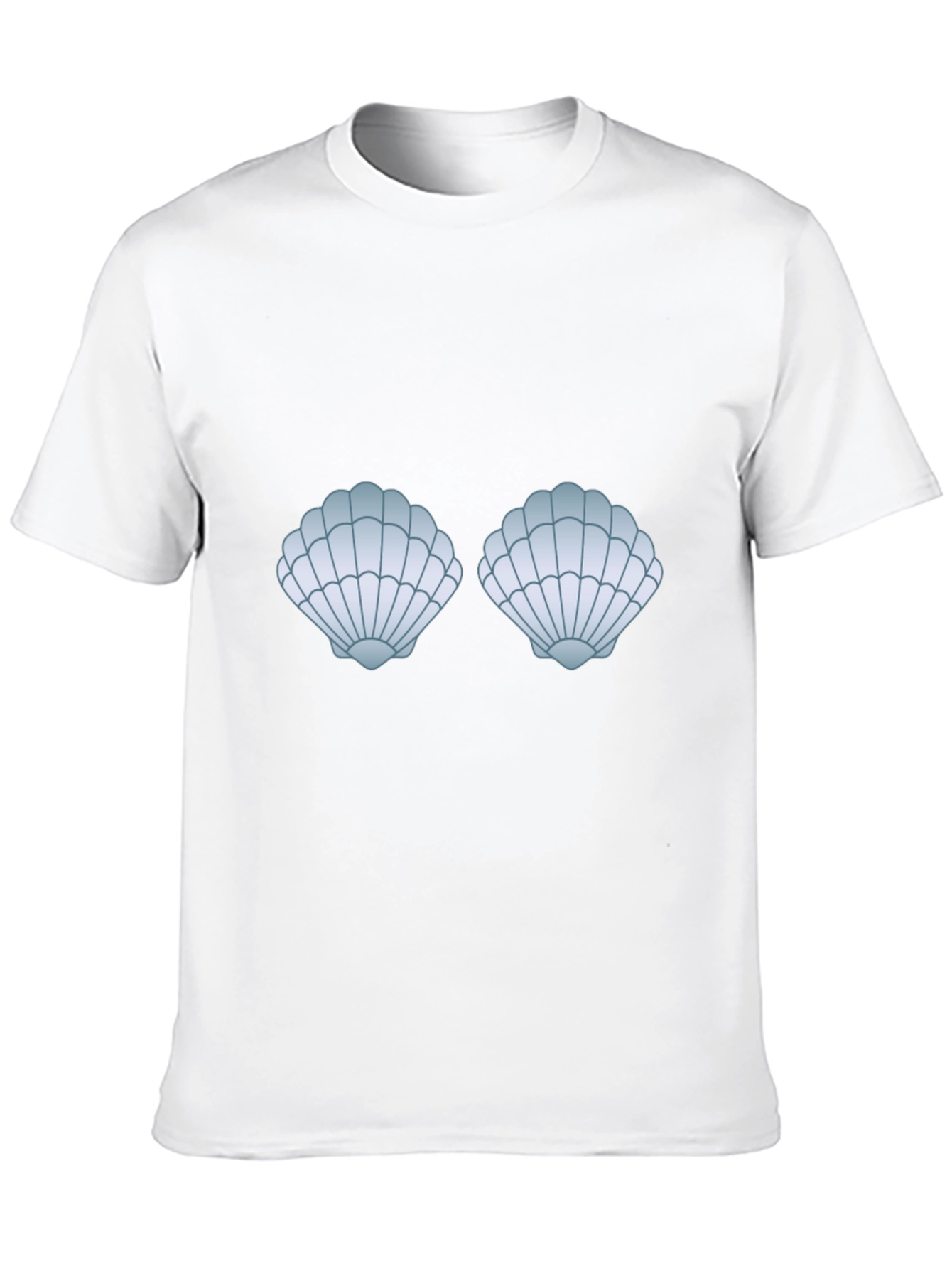 Seashell Bra T-Shirt - Funny Costume Top