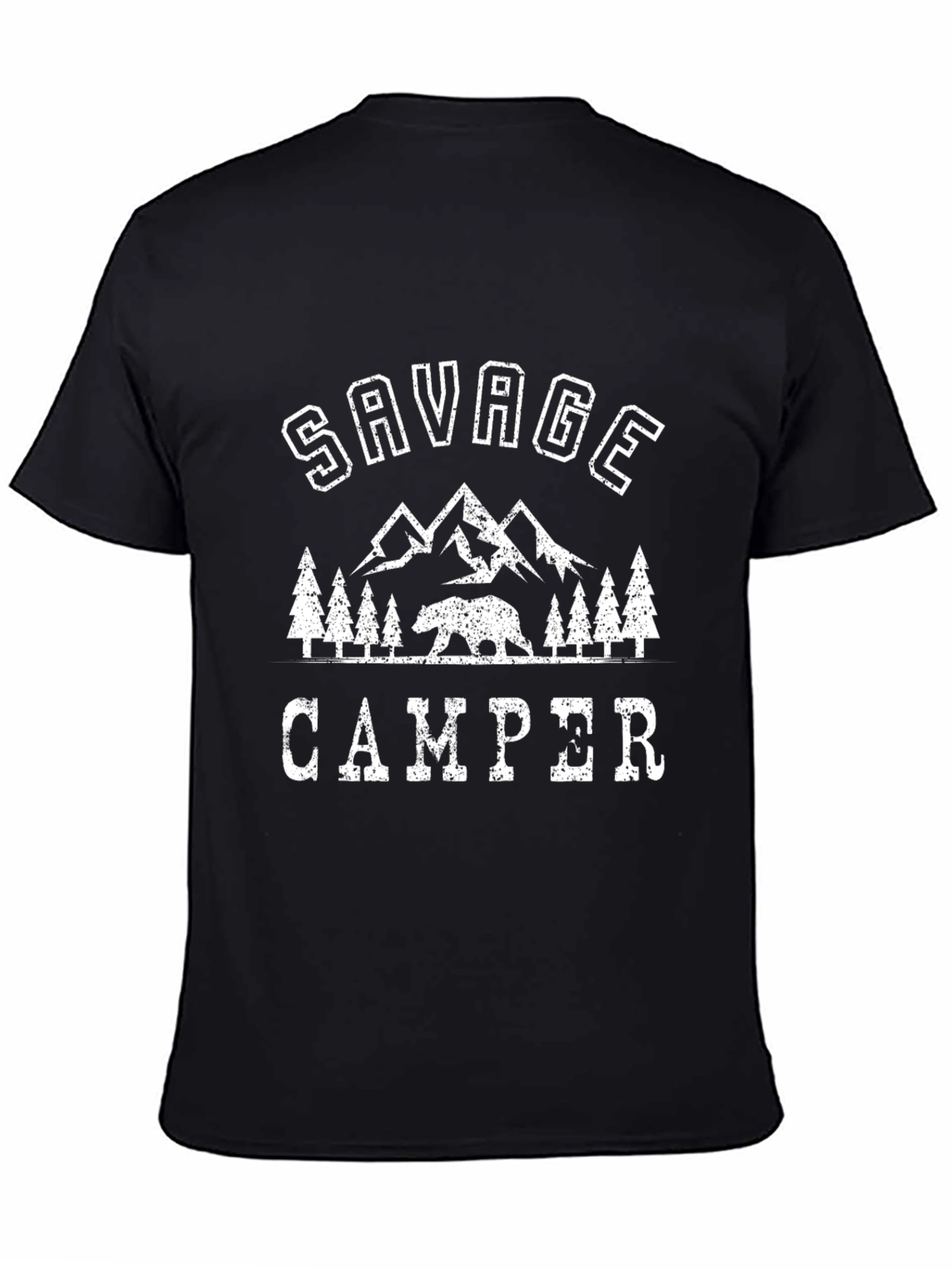 Savage Camper Graphic T-Shirt - Outdoor Adventure Tee