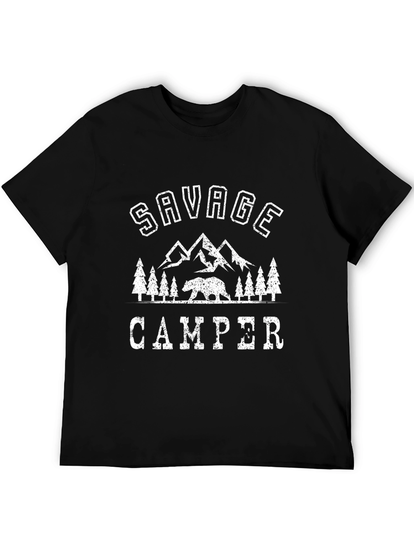 Savage Camper Graphic T-Shirt - Outdoor Adventure Tee
