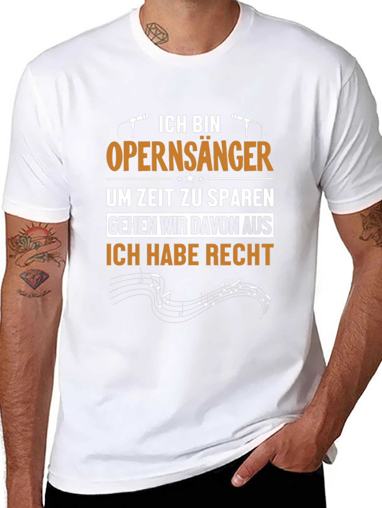 Opera Singer T-Shirt - Funny German Statement Tee
