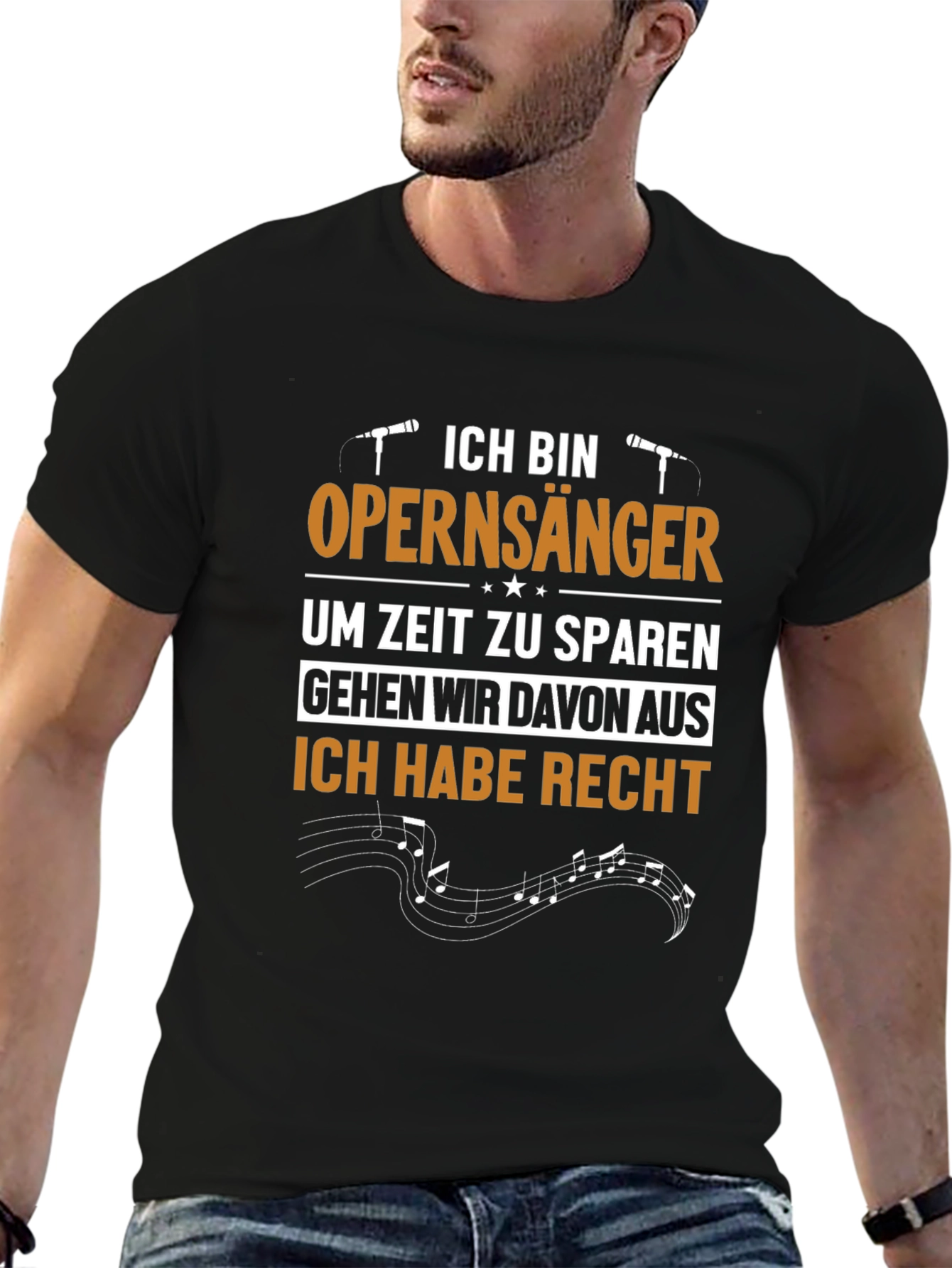 Opera Singer T-Shirt - Funny German Statement Tee