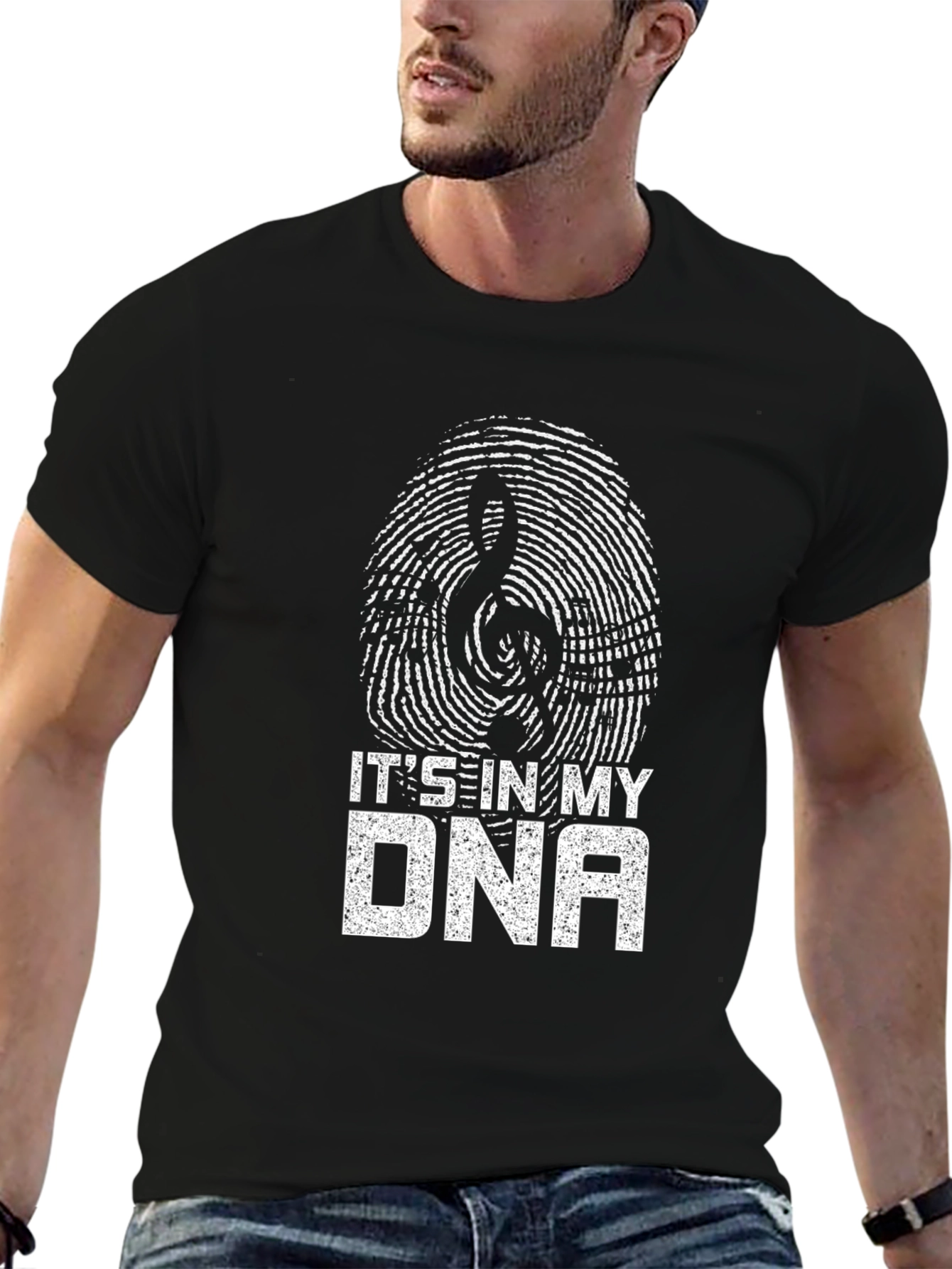 Music DNA T-Shirt - Musician Gift Idea