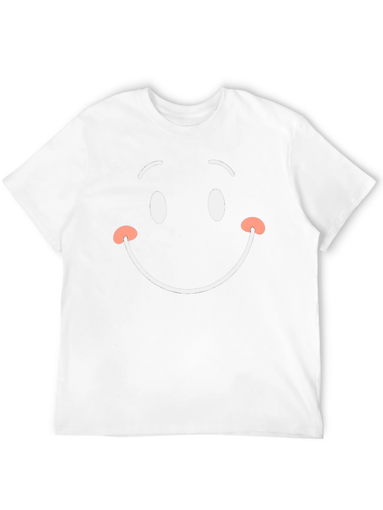 Smiley Face Graphic Black T-Shirt