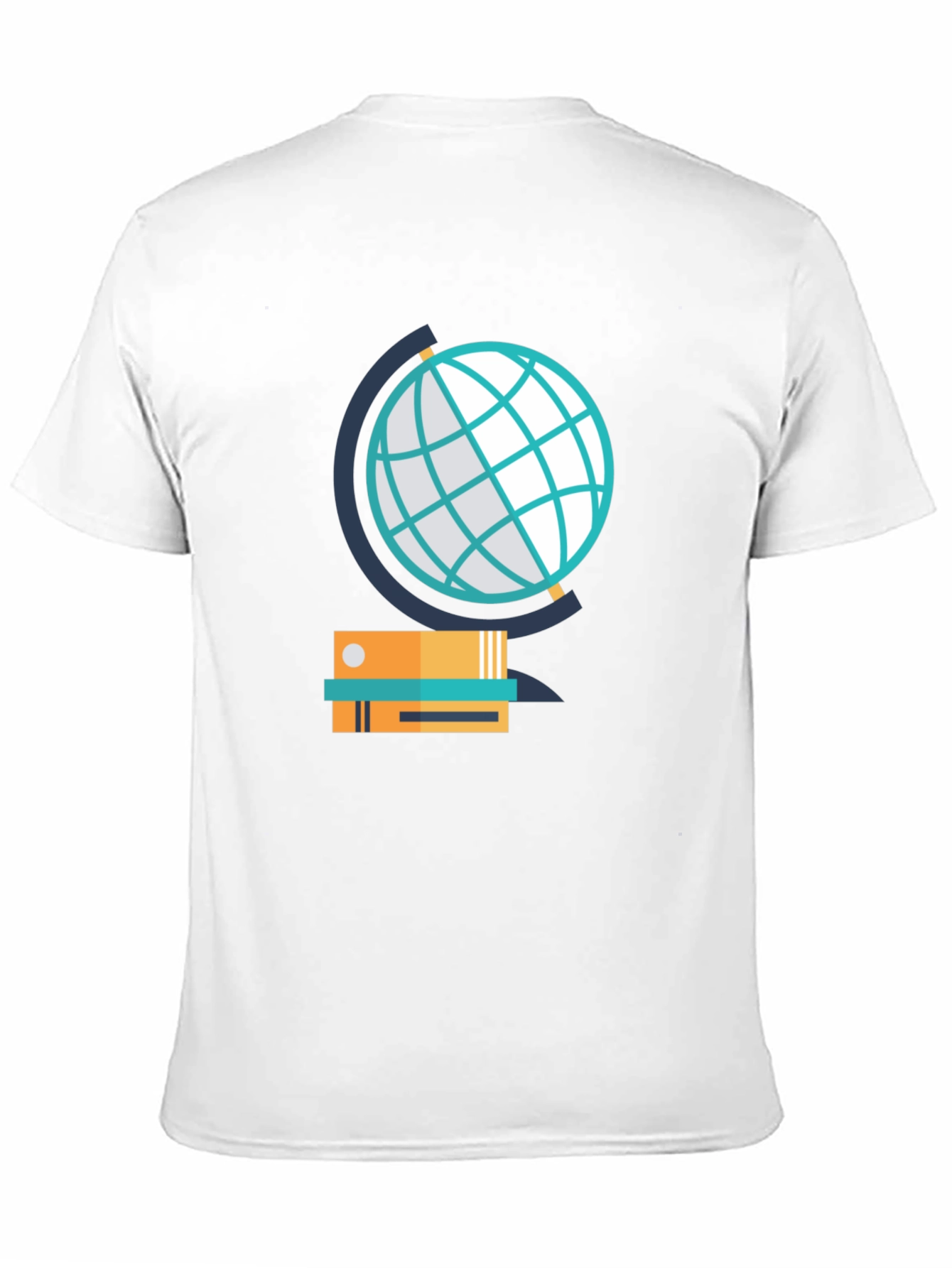 Globe & Books Graphic Tee - Study in Style!