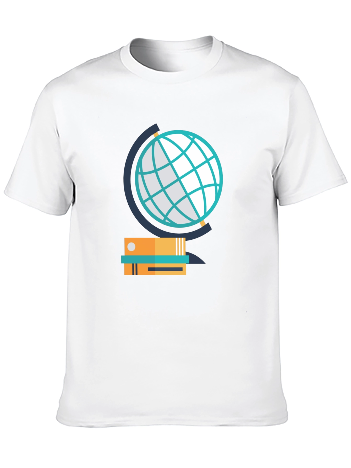 Globe & Books Graphic Tee - Study in Style!