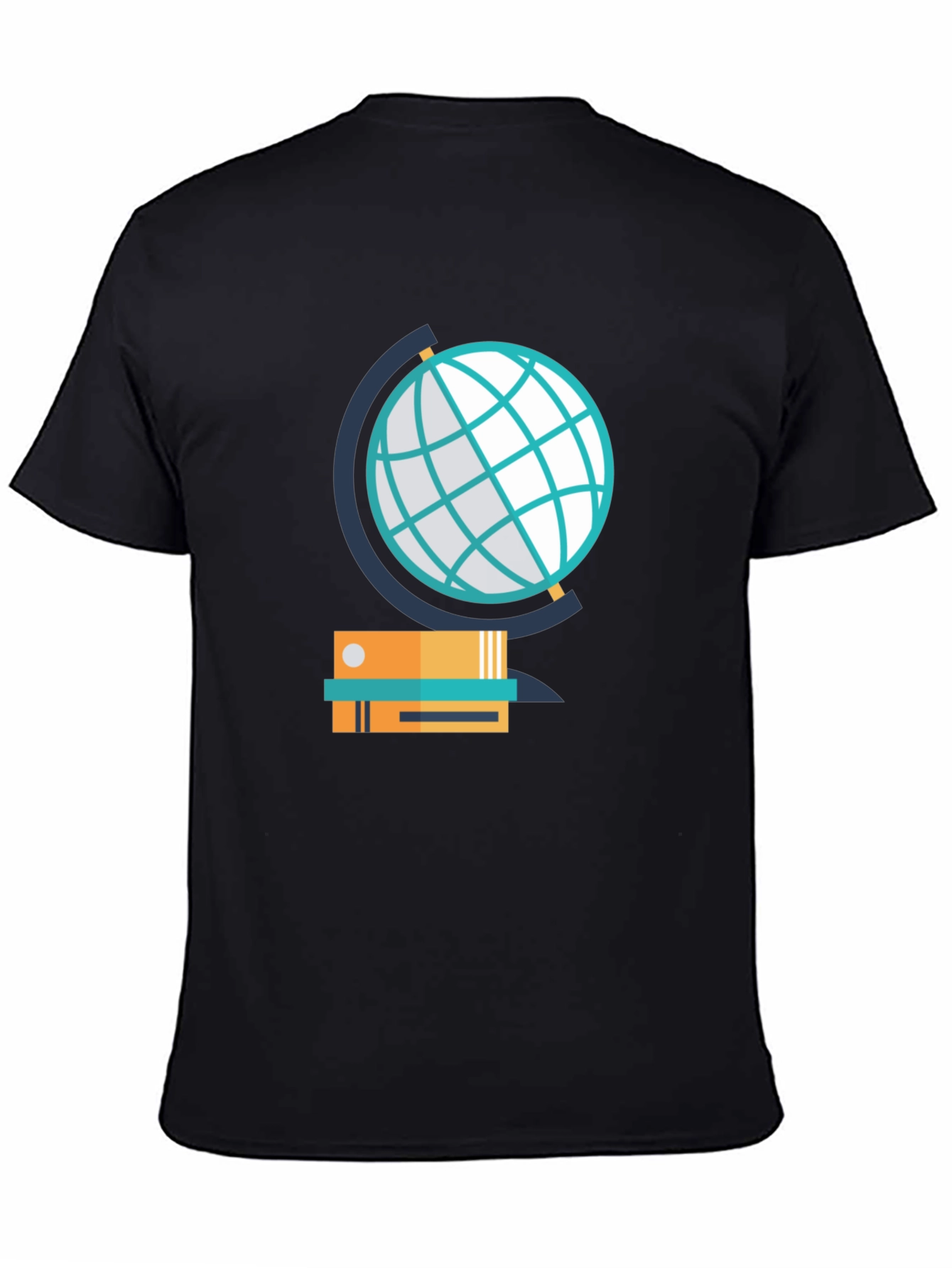 Globe & Books Graphic Tee - Study in Style!