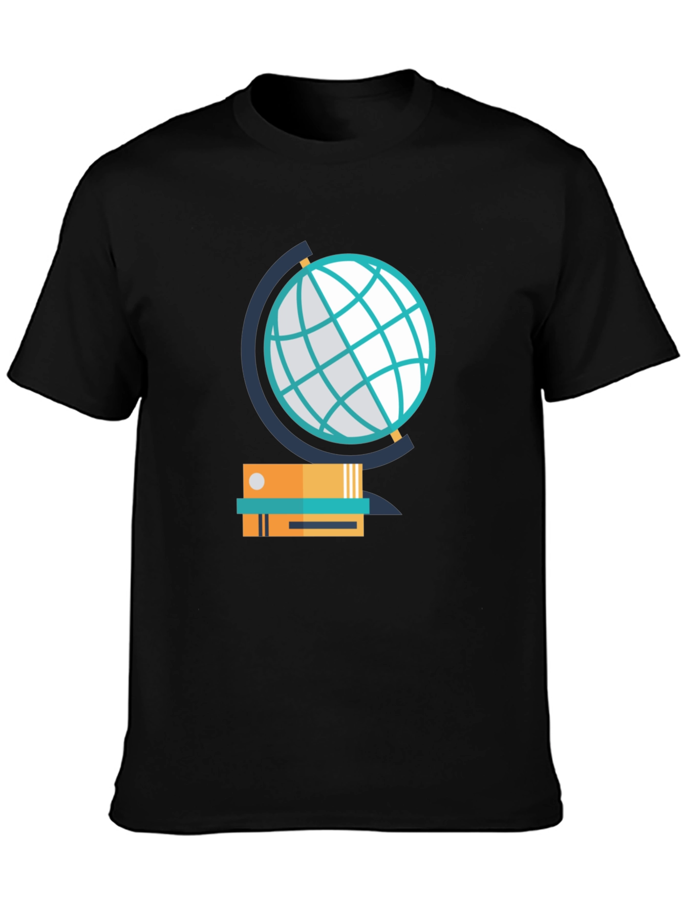Globe & Books Graphic Tee - Study in Style!