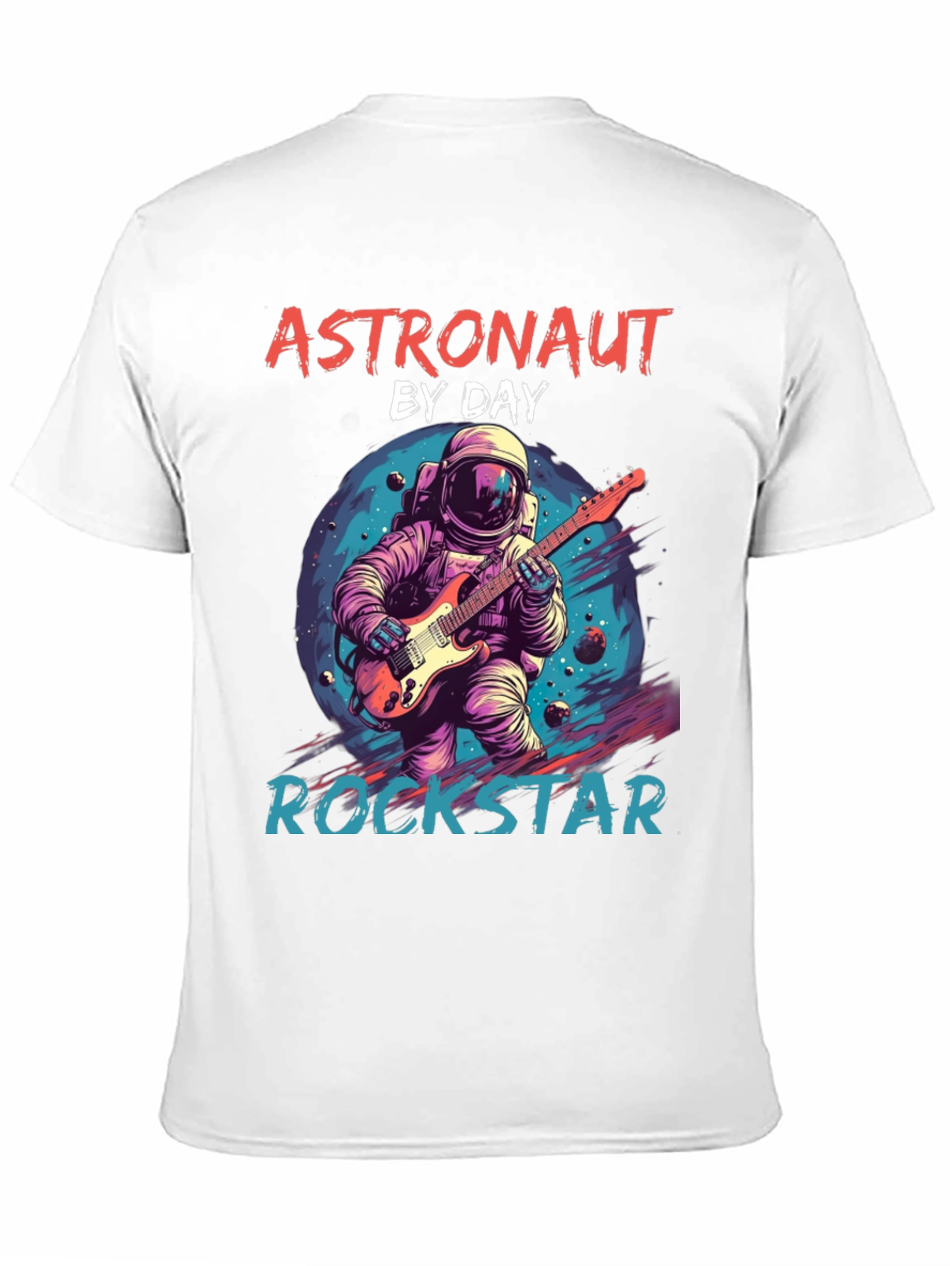 Astronaut Rockstar Graphic T-Shirt