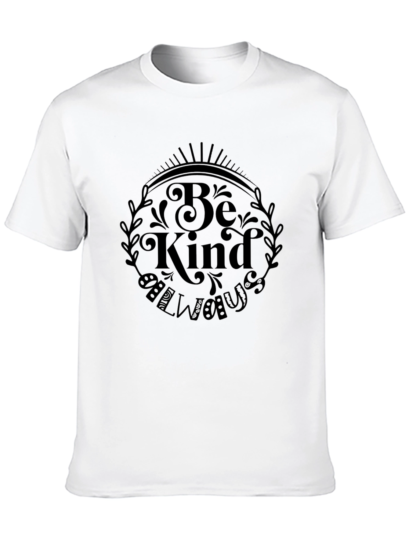 Be Kind Always Graphic Tee - Black Unisex T-Shirt