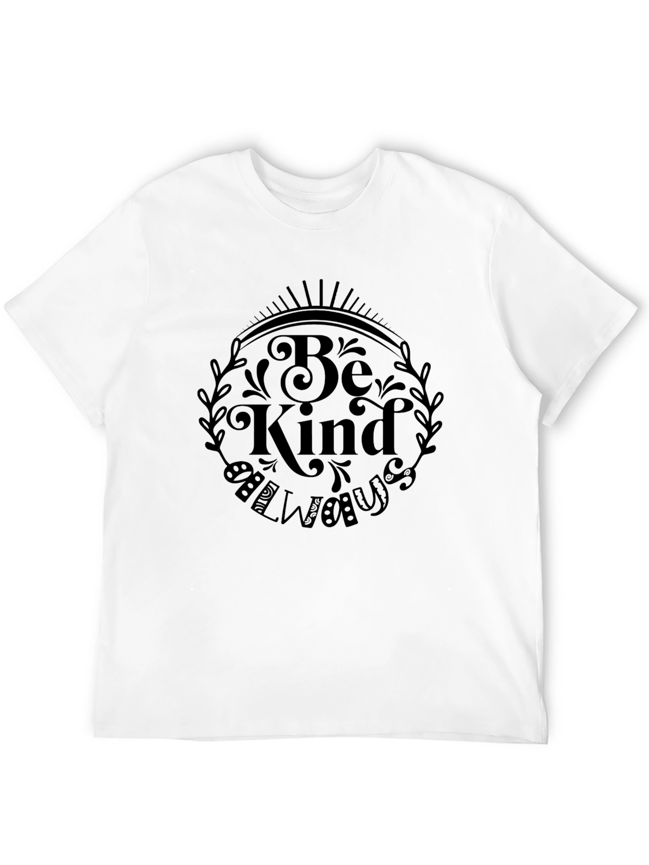 Be Kind Always Graphic Tee - Black Unisex T-Shirt