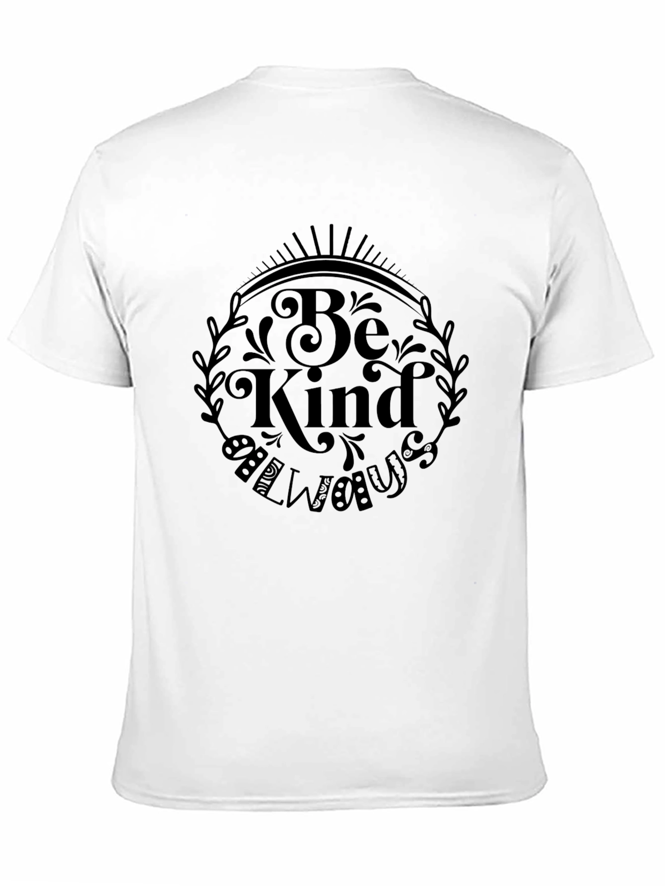 Be Kind Always Graphic Tee - Black Unisex T-Shirt