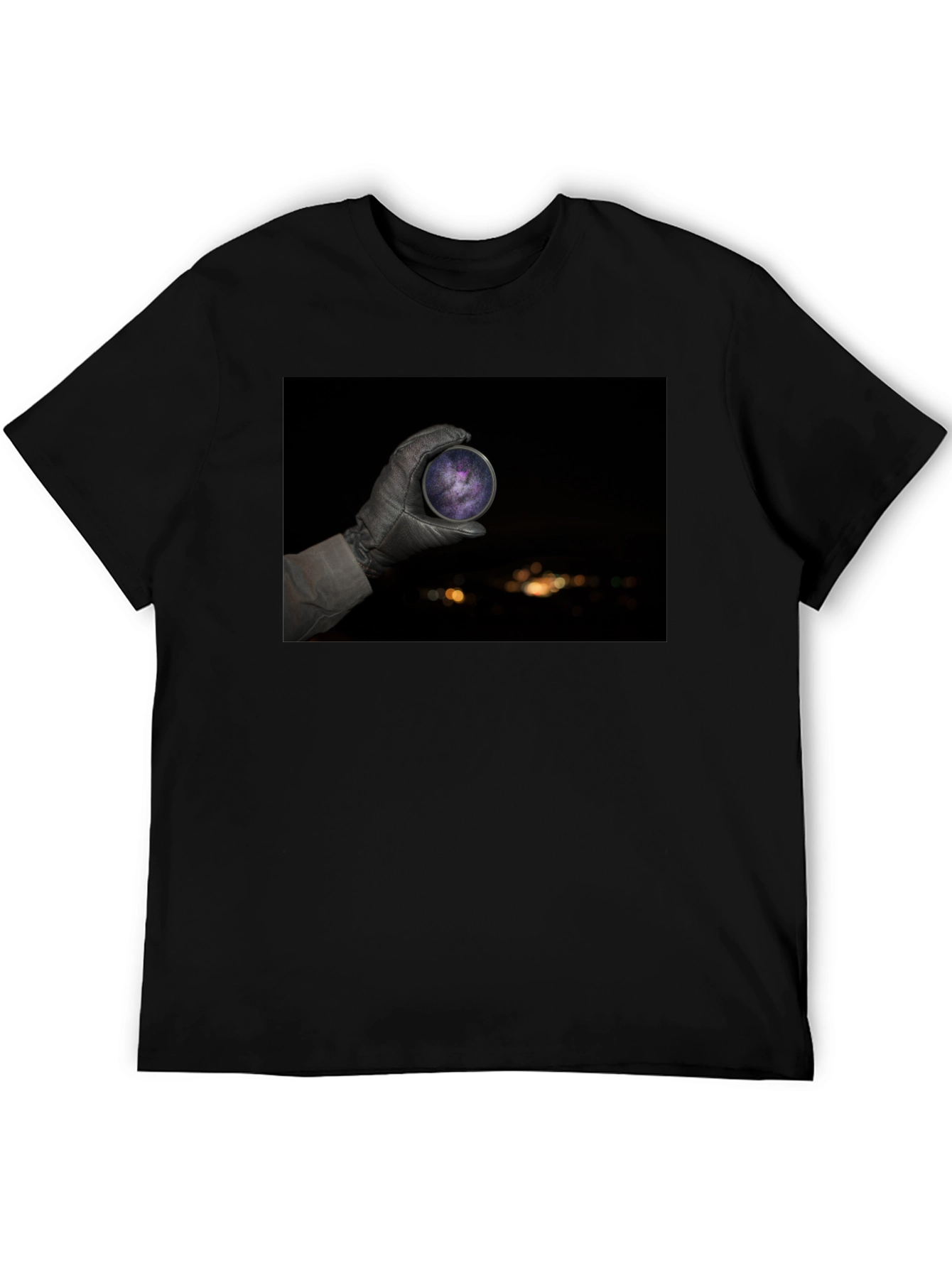 Celestial Sphere Black Tee