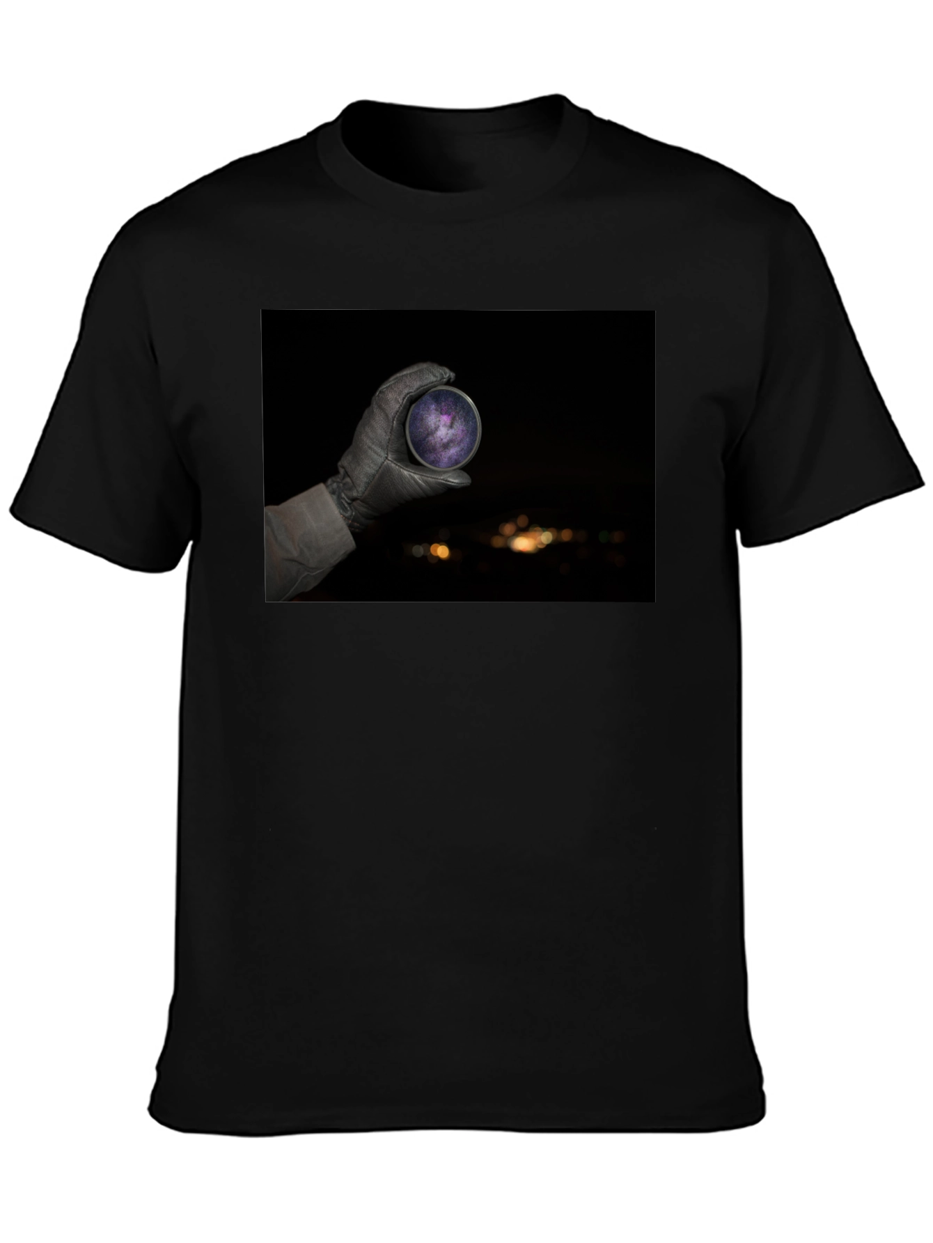 Celestial Sphere Black Tee