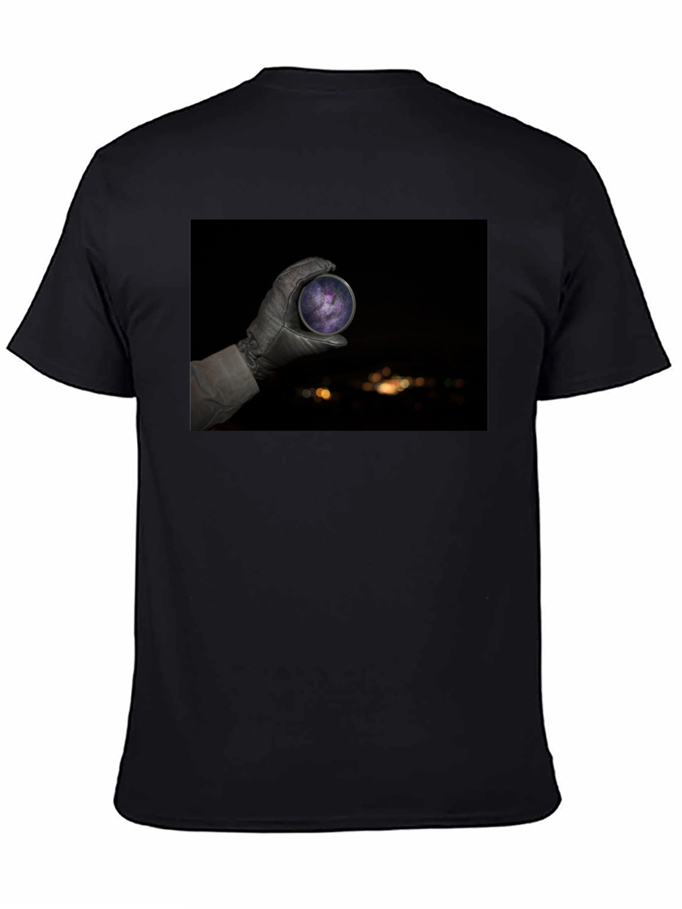 Celestial Sphere Black Tee